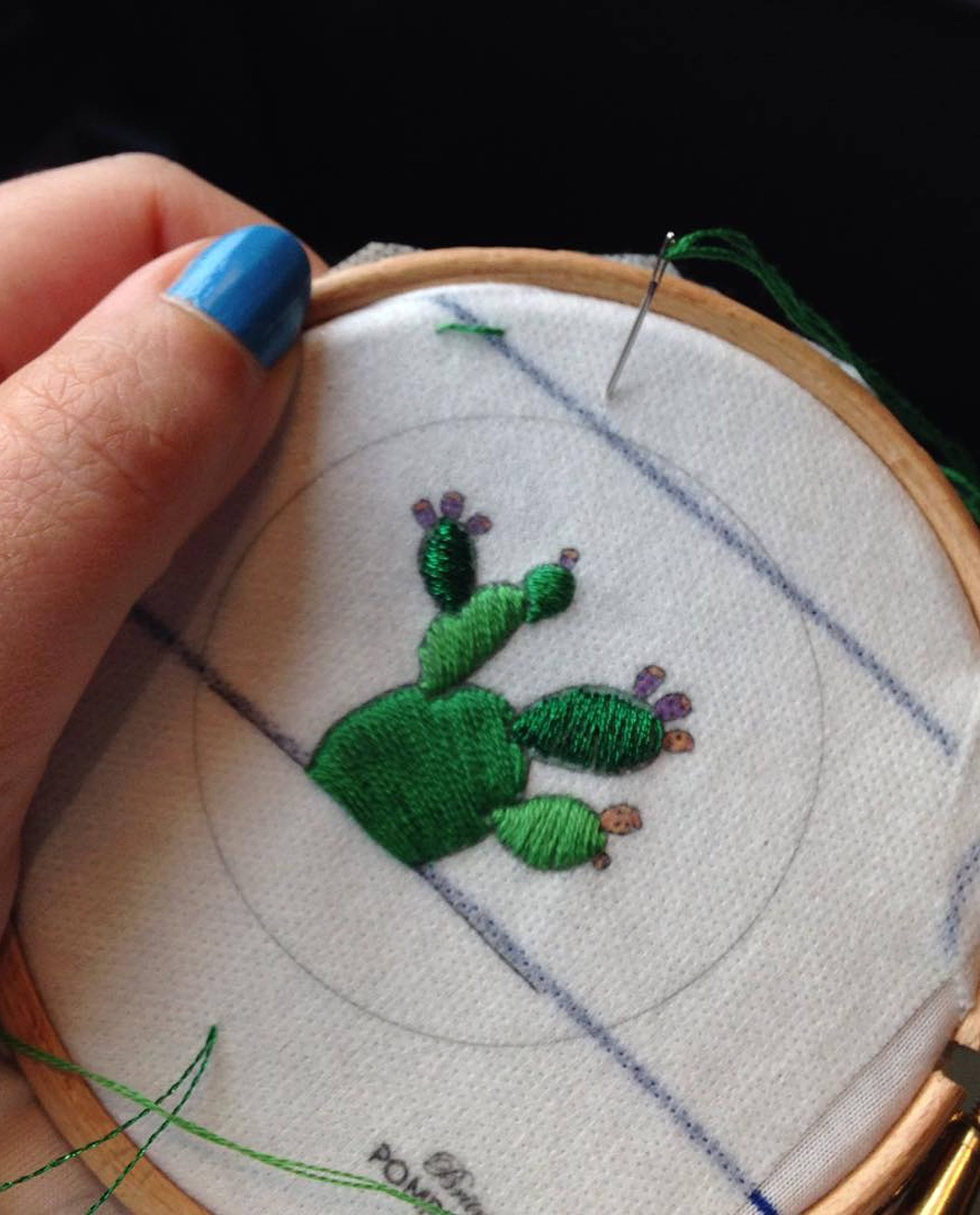 Cactus Embroidery Kit