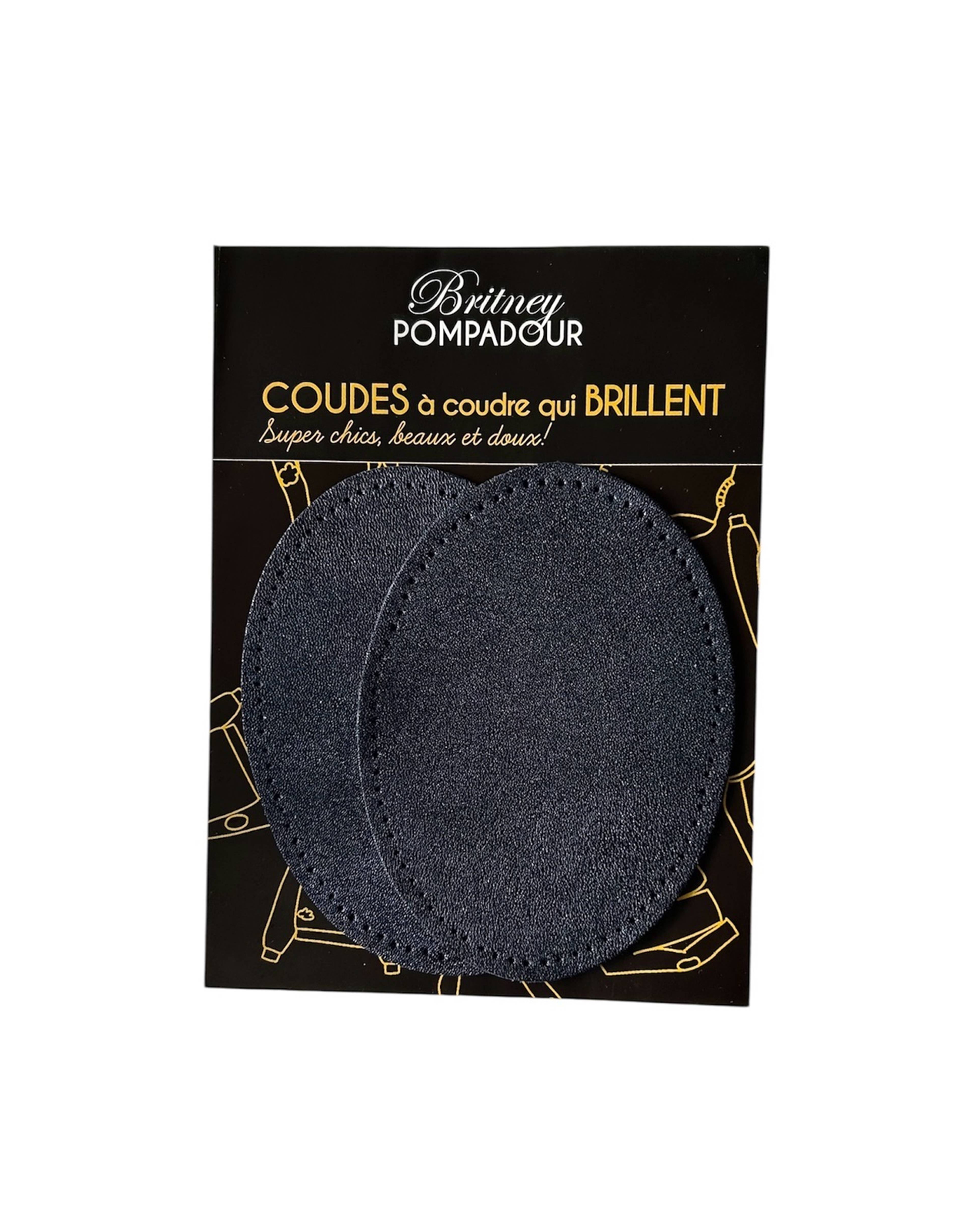 Shiny Leather Oval Elbow Patch