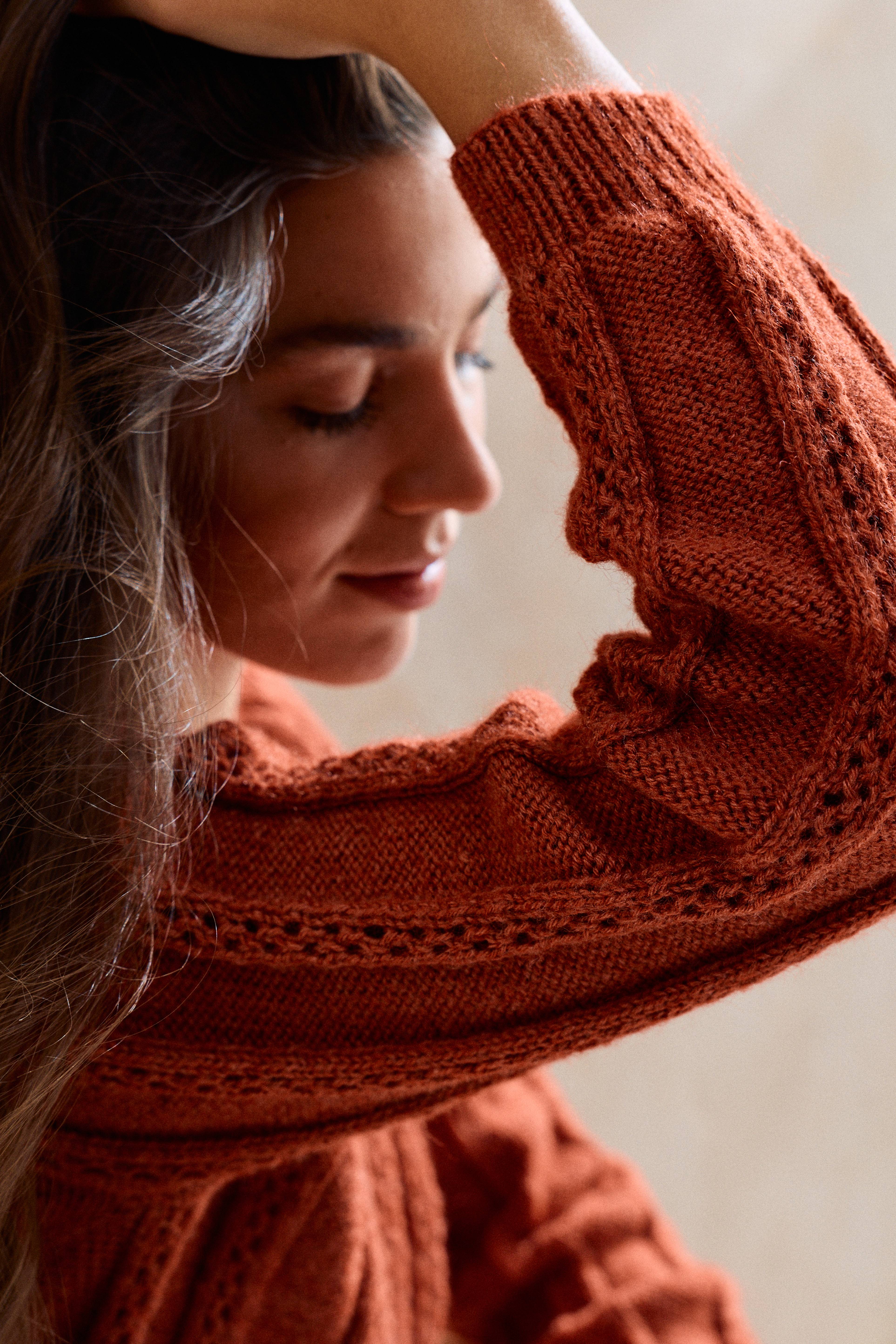 Modèle Pull Femme Clara Soie Mérinos