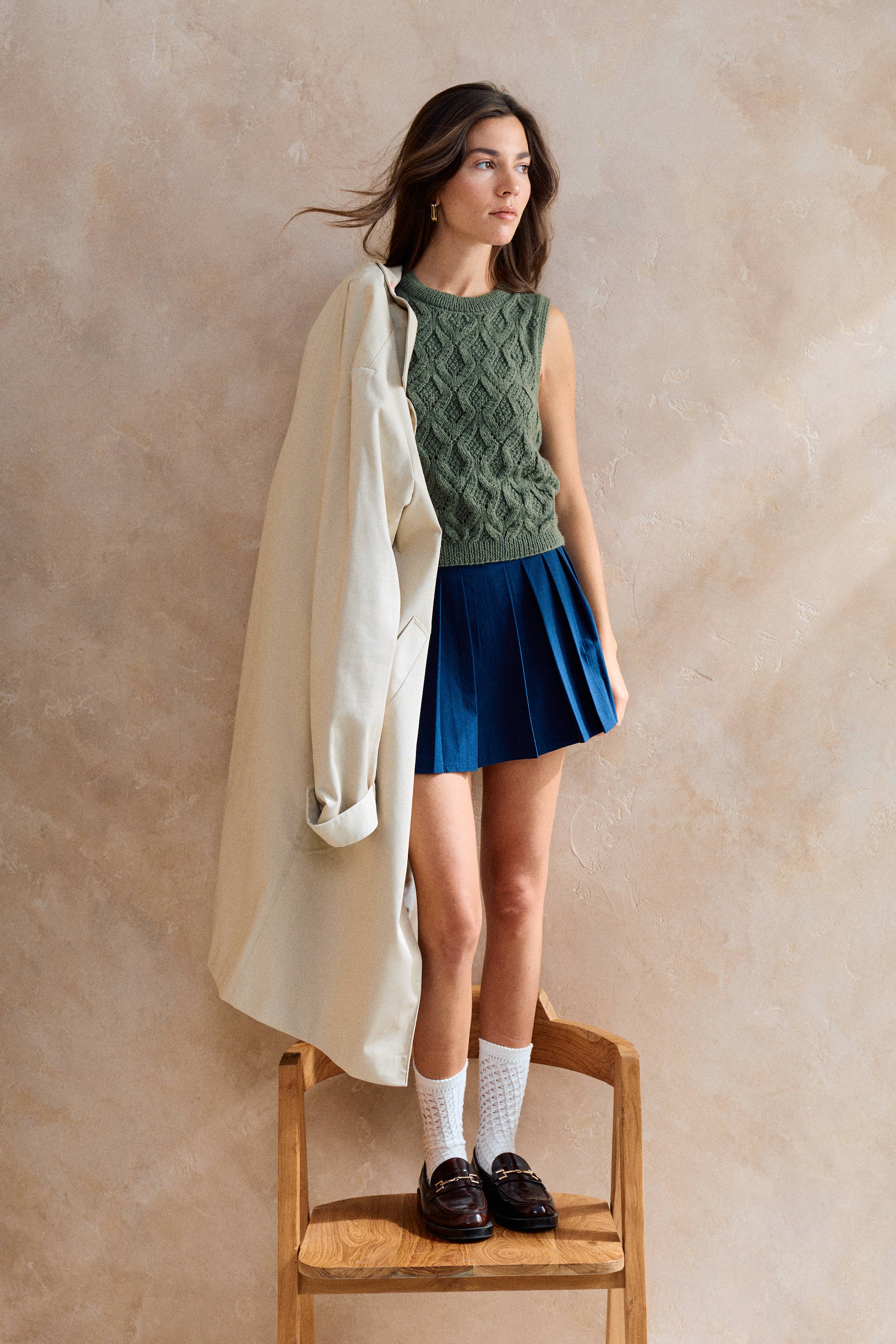Modèle Pull Sans Manches Femme Charly