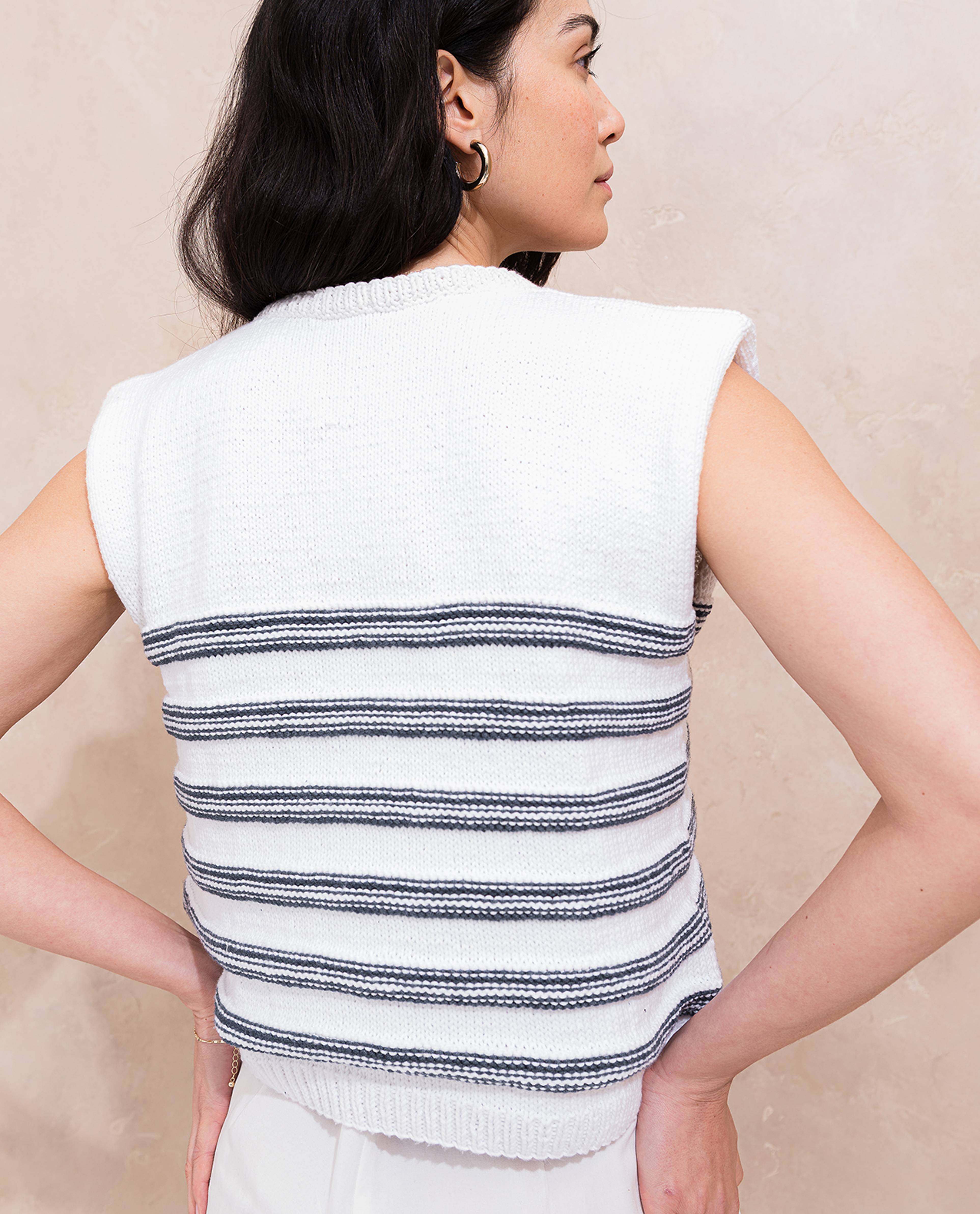 Modèle Pull Sans Manches Femme Léontina