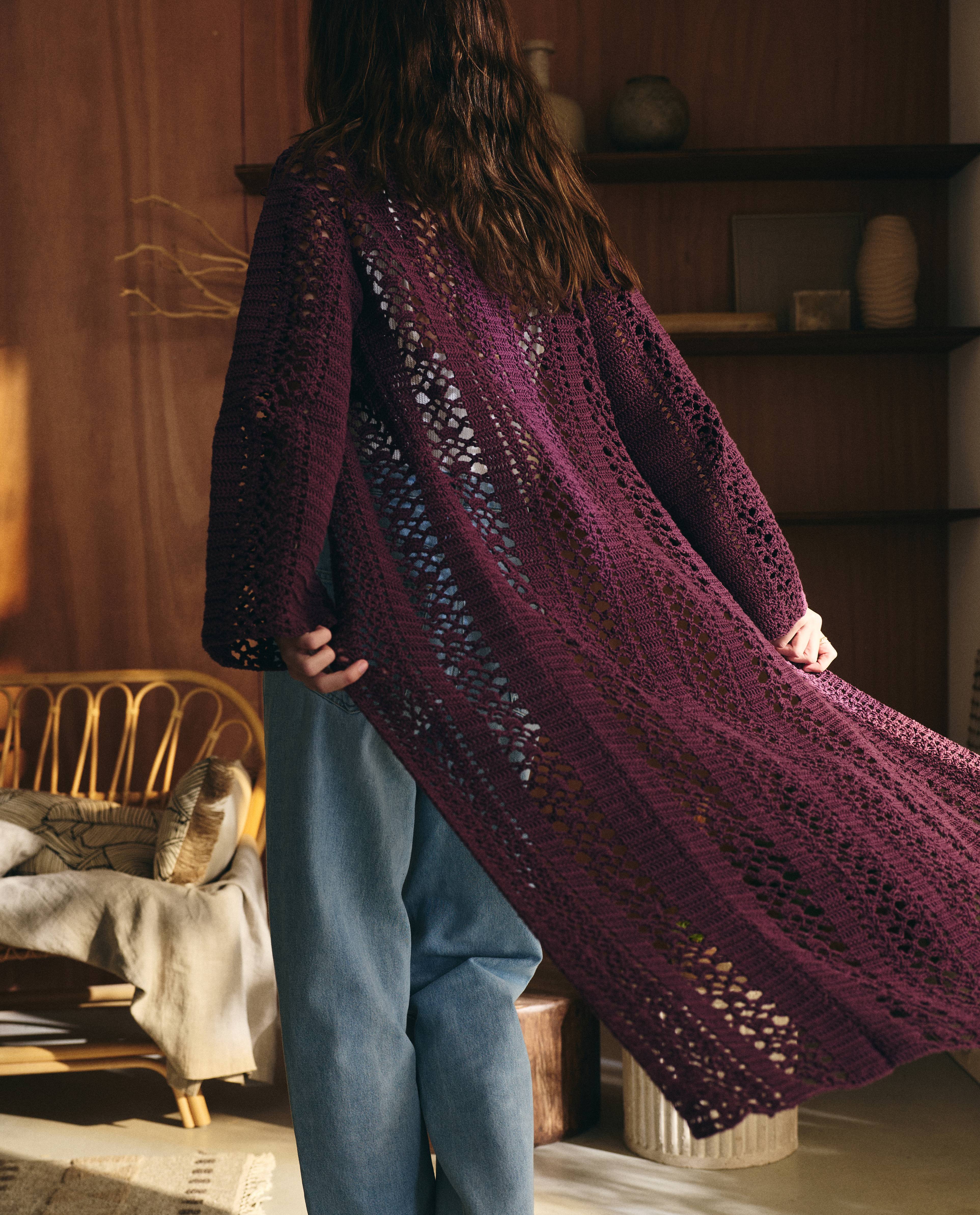 Modèle Maxi Cardigan Femme Ataroa