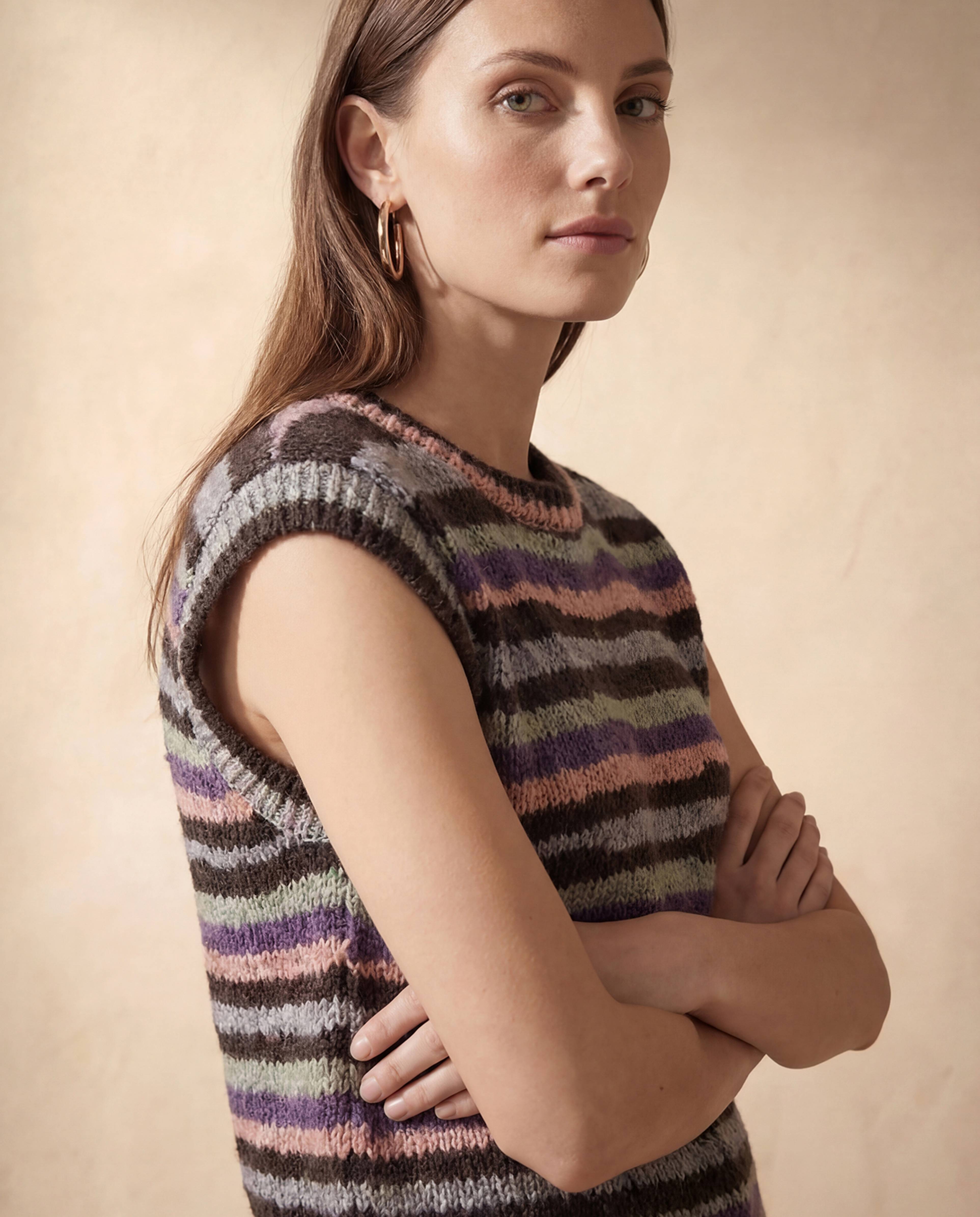 Model Dames Mouwloze Trui Léa