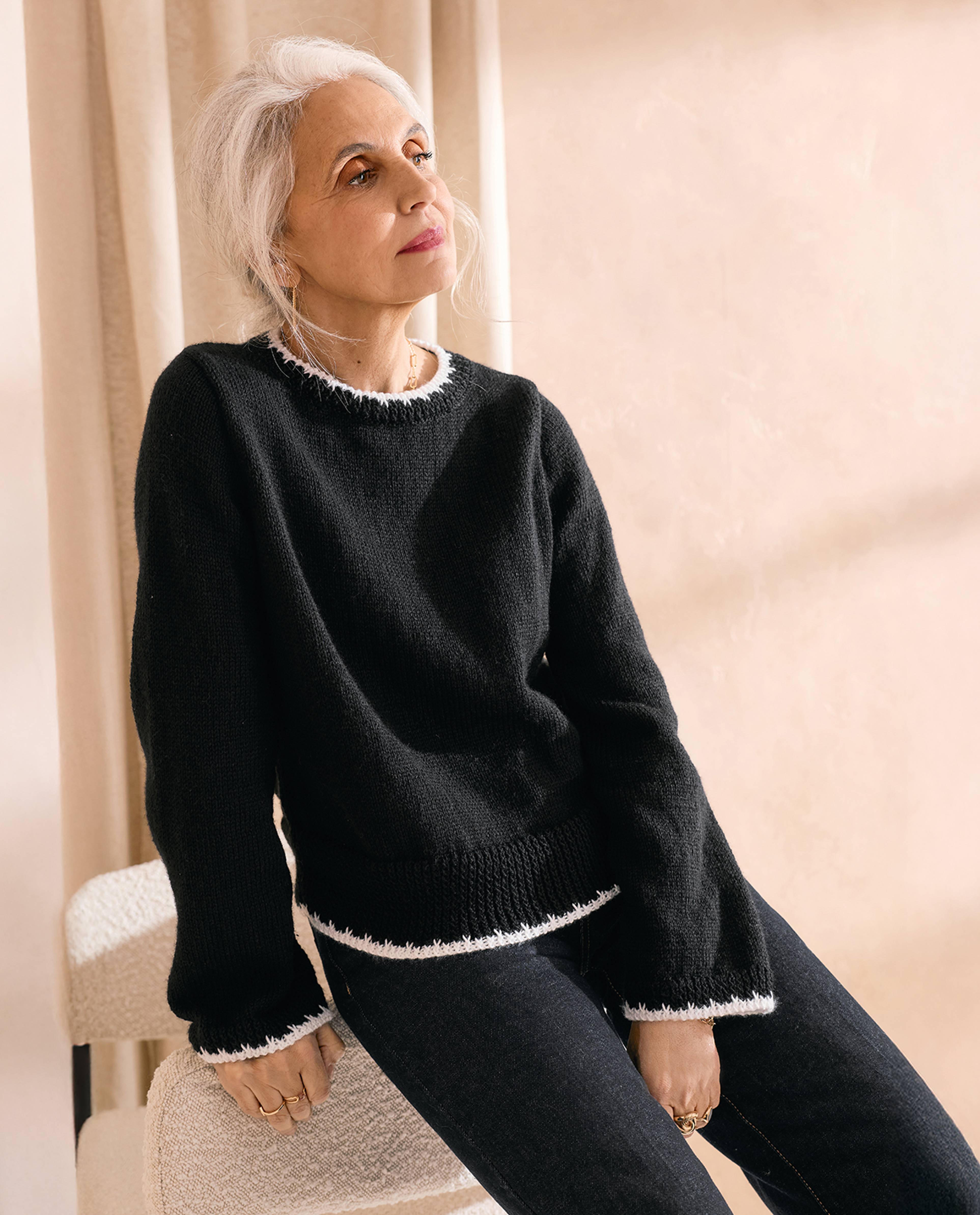 Modèle Pull Et Bandana Femme Romane