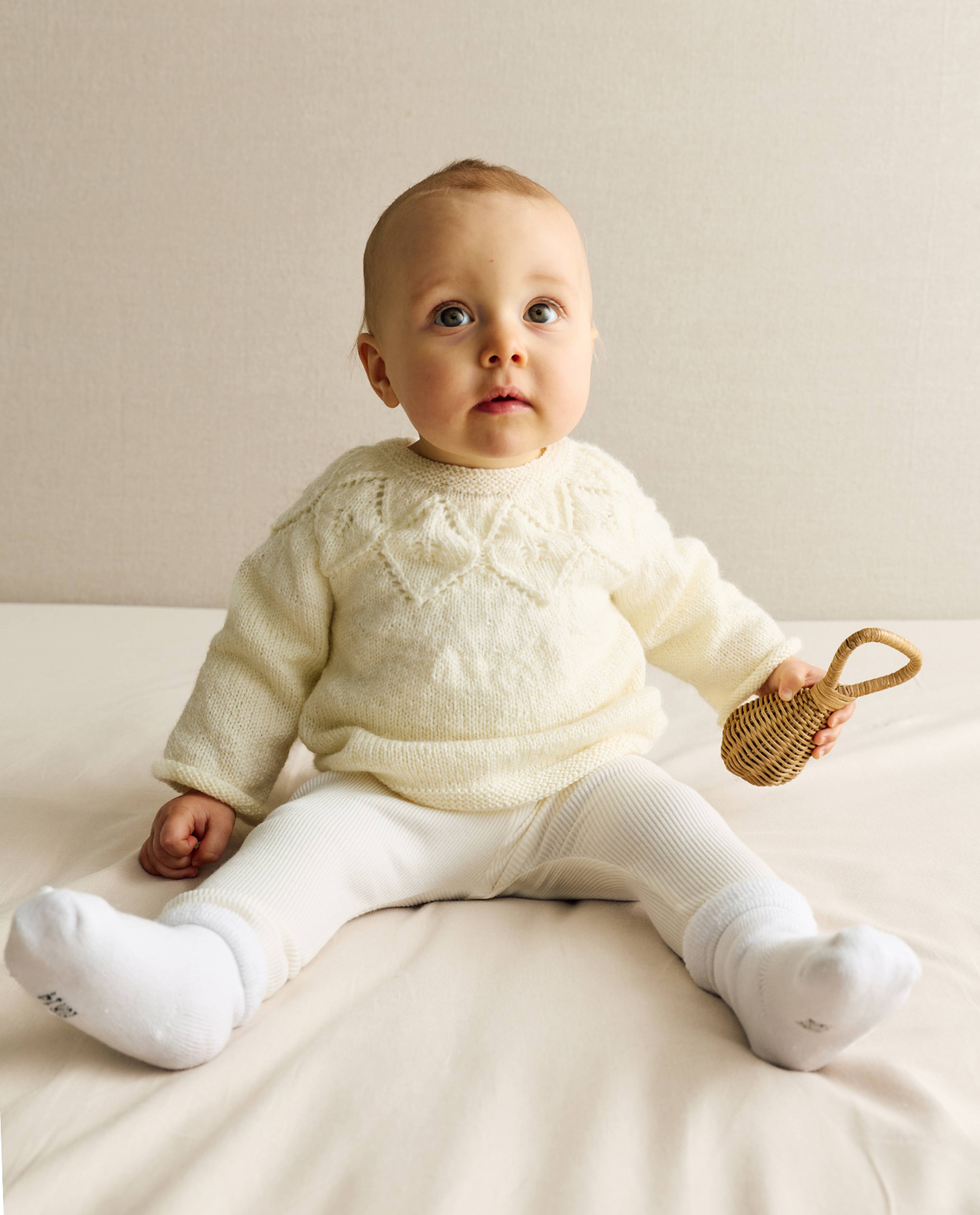 Modèle Pull Layette Victorine