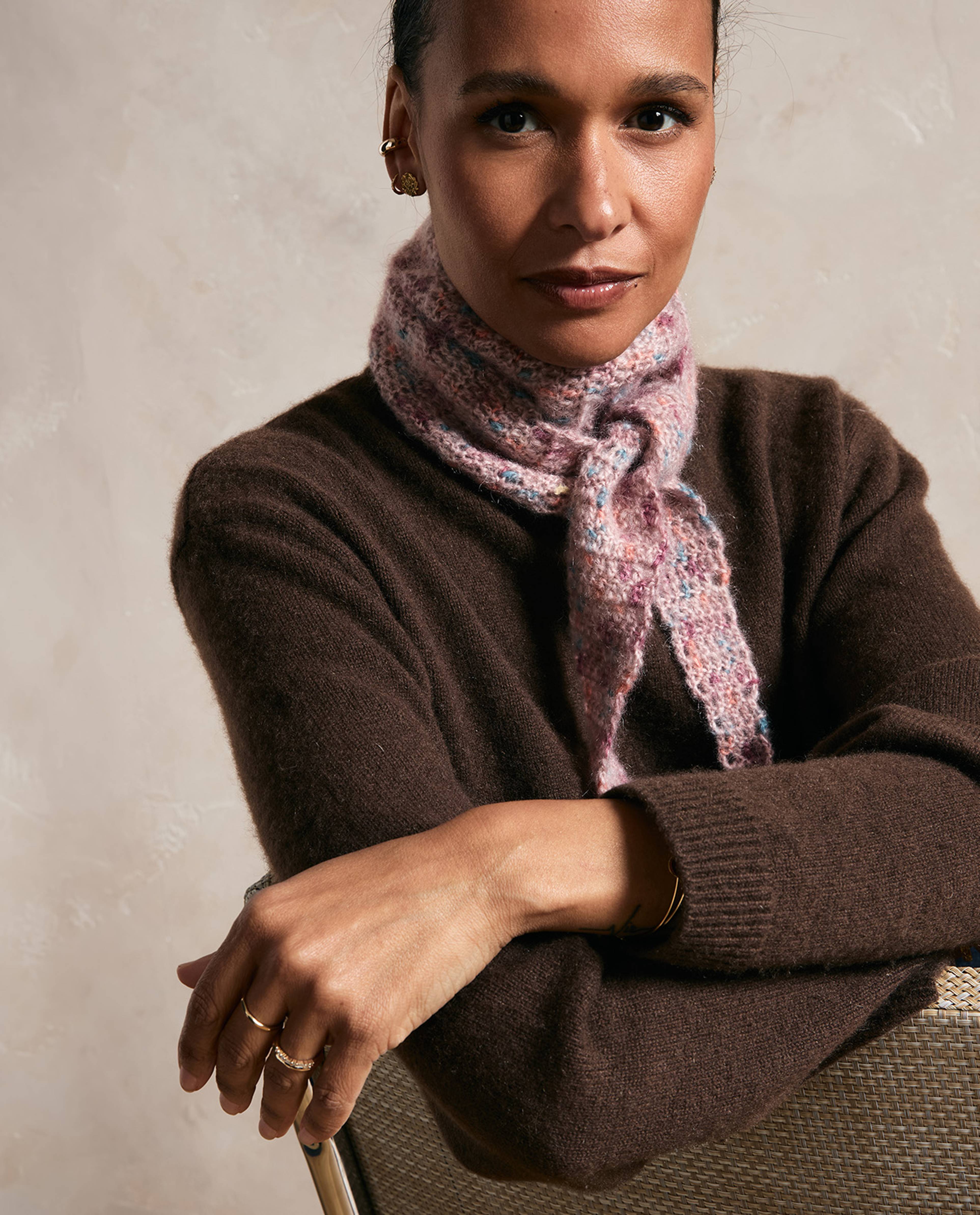Accessory Pattern Scarf Fanny
