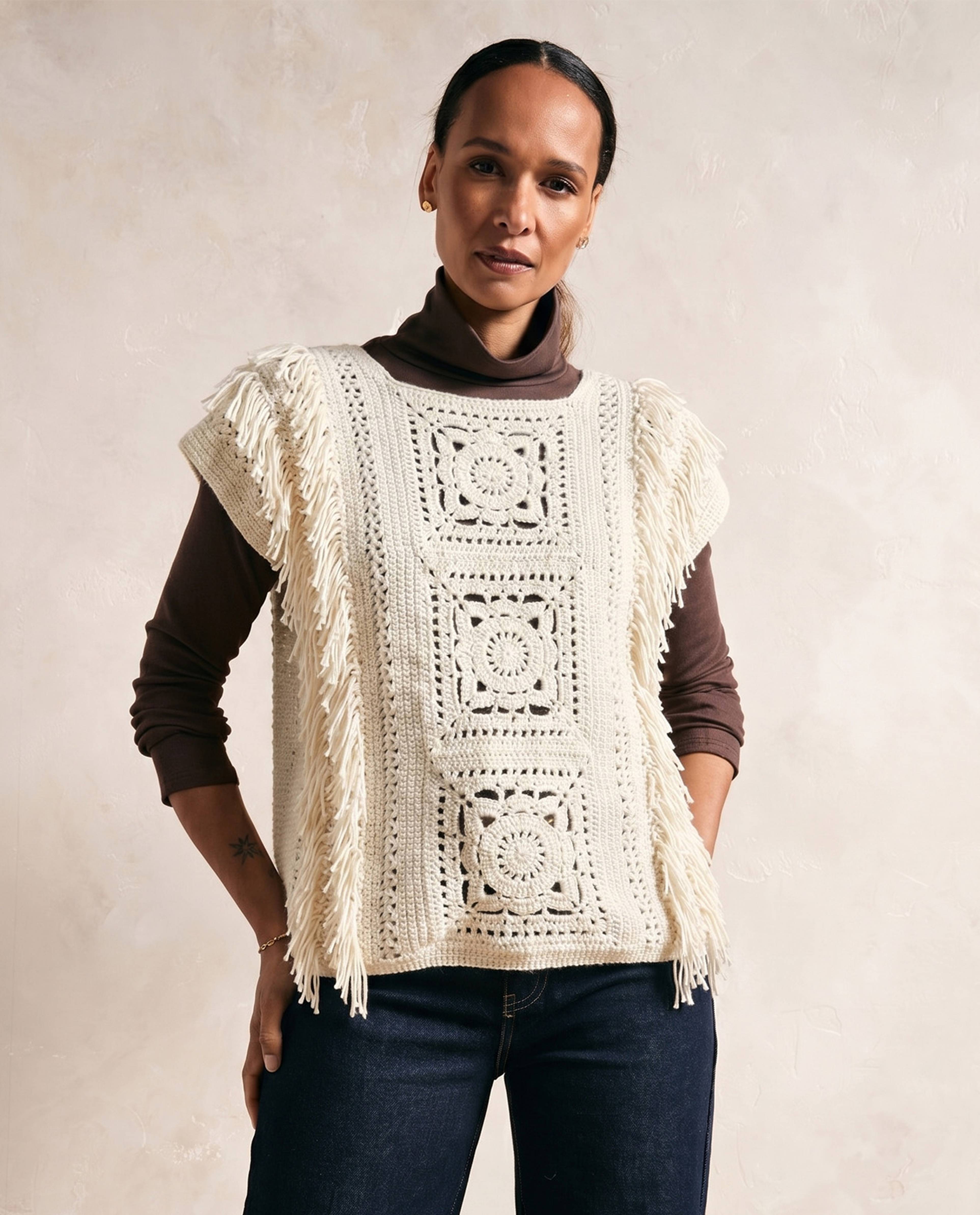 Model Dames Mouwloos Vest Antoinette