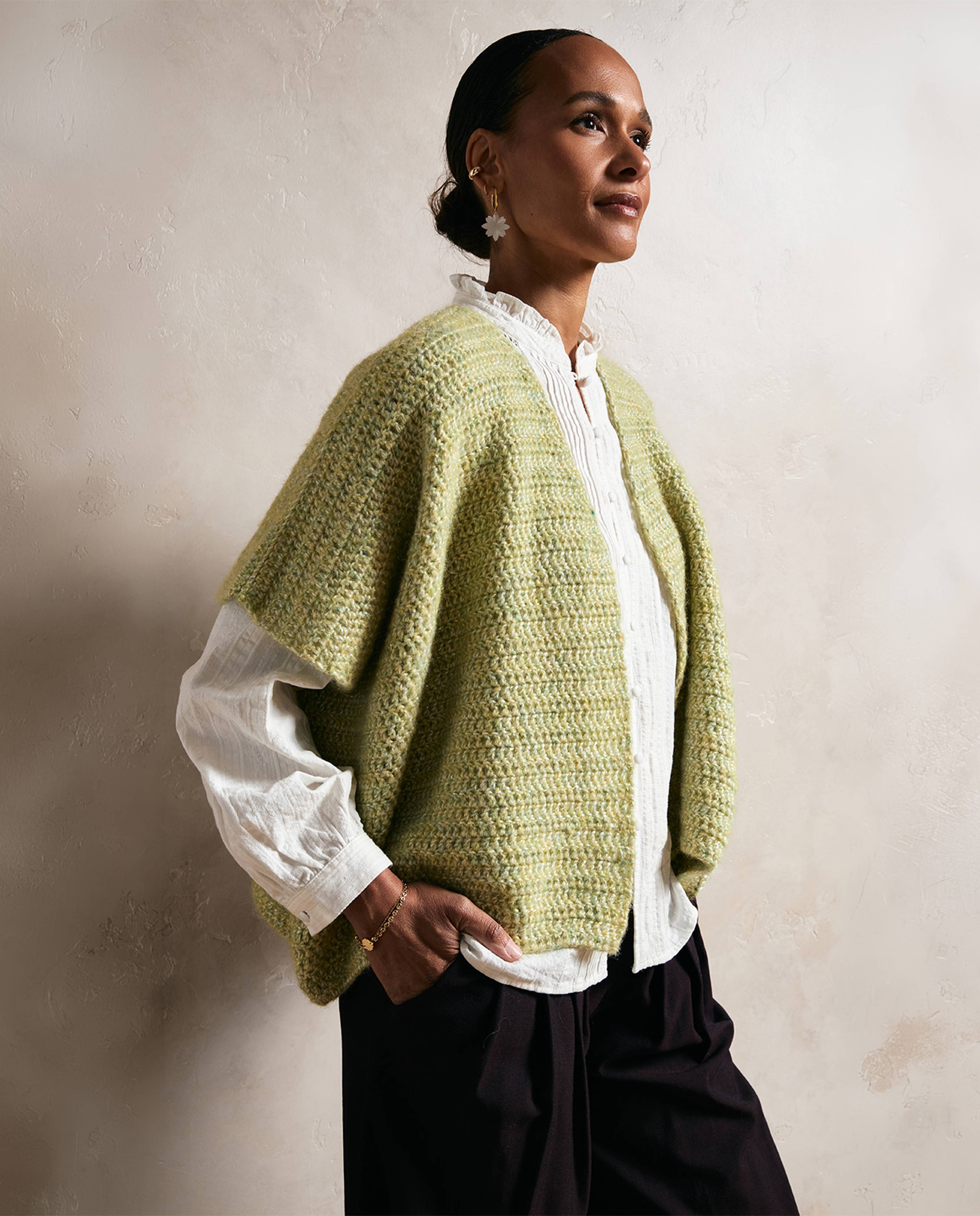Dames Vest Model Engel