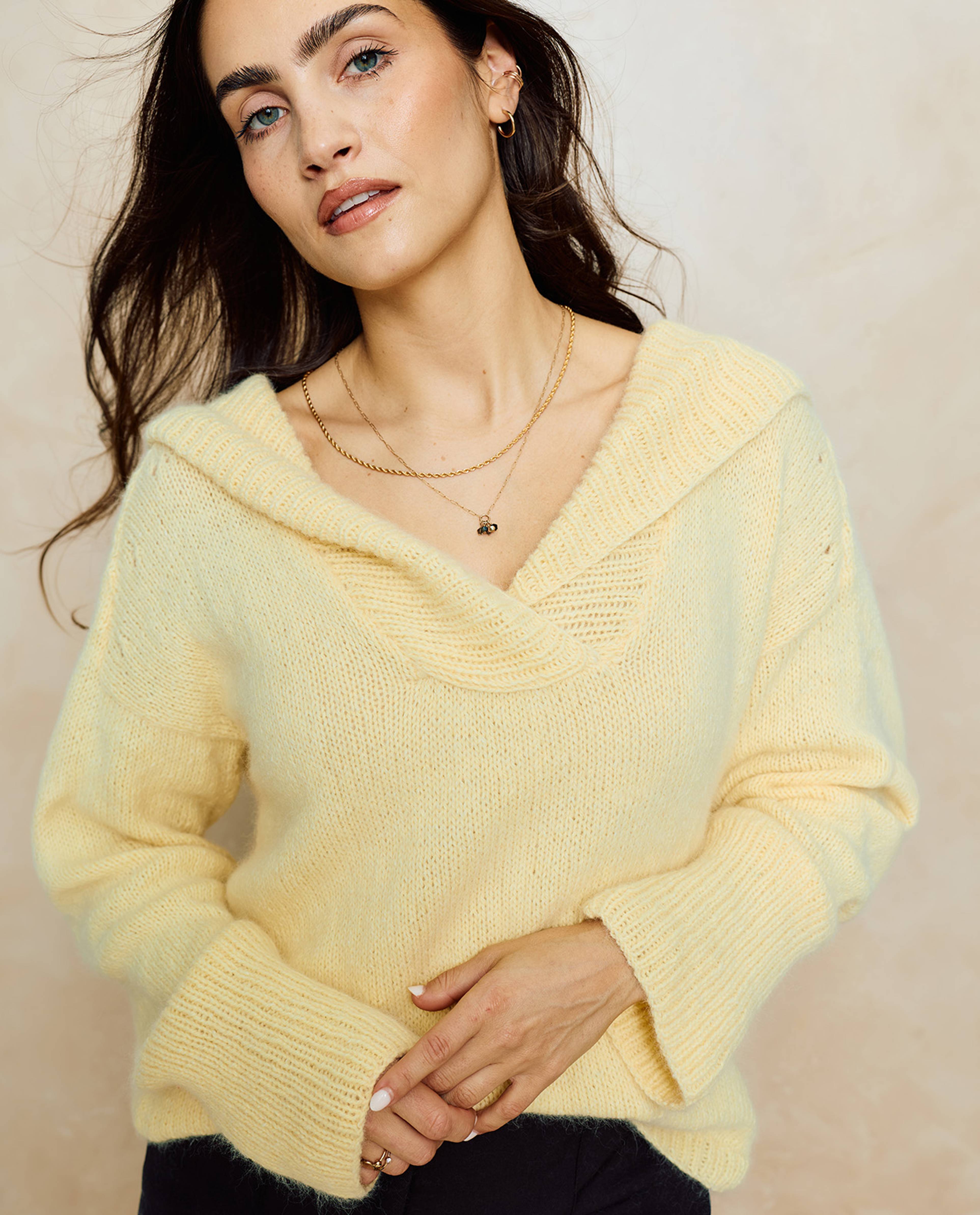 Modèle Pull Femme Prune