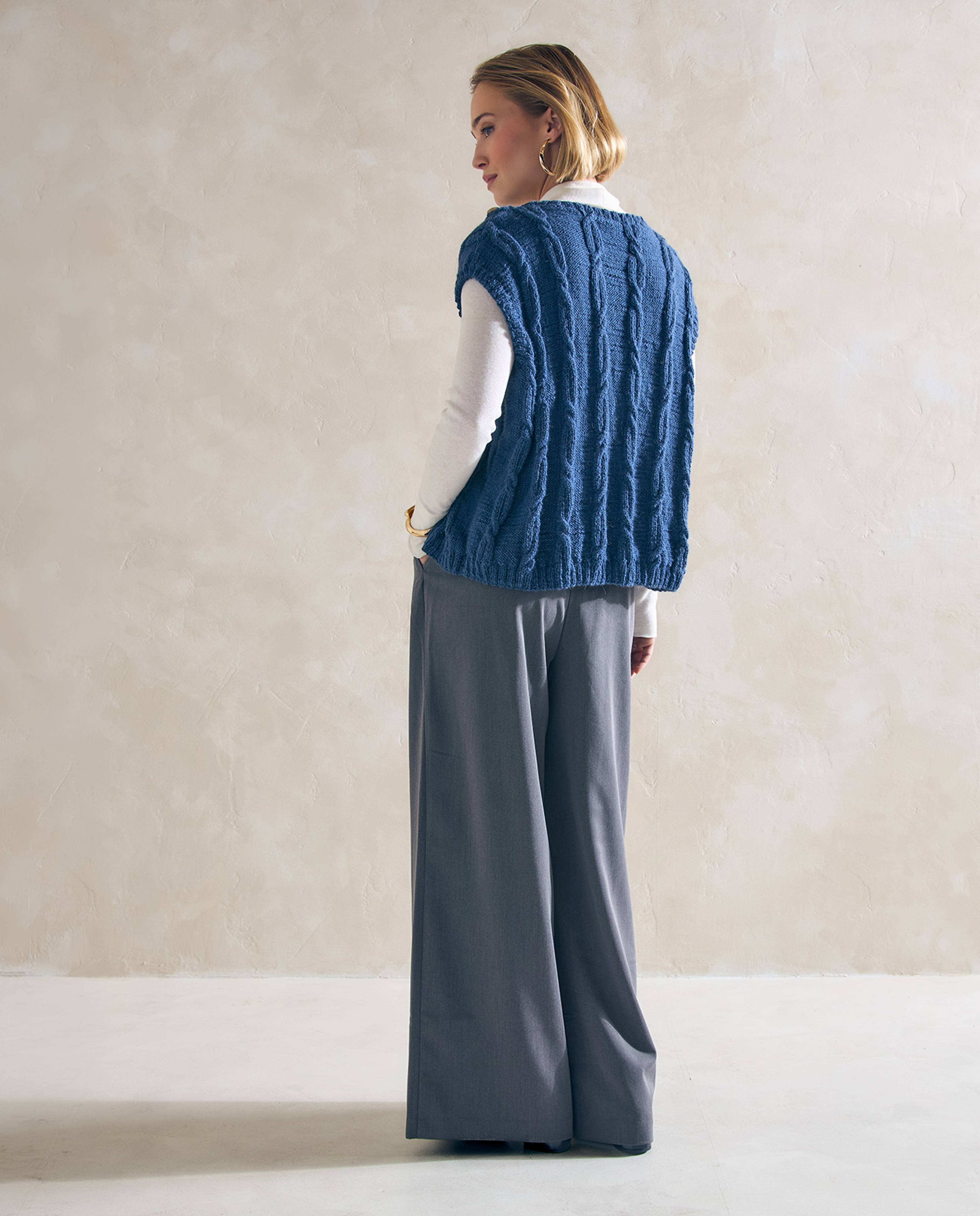 Modèle Pull Sans Manche Femme Cora