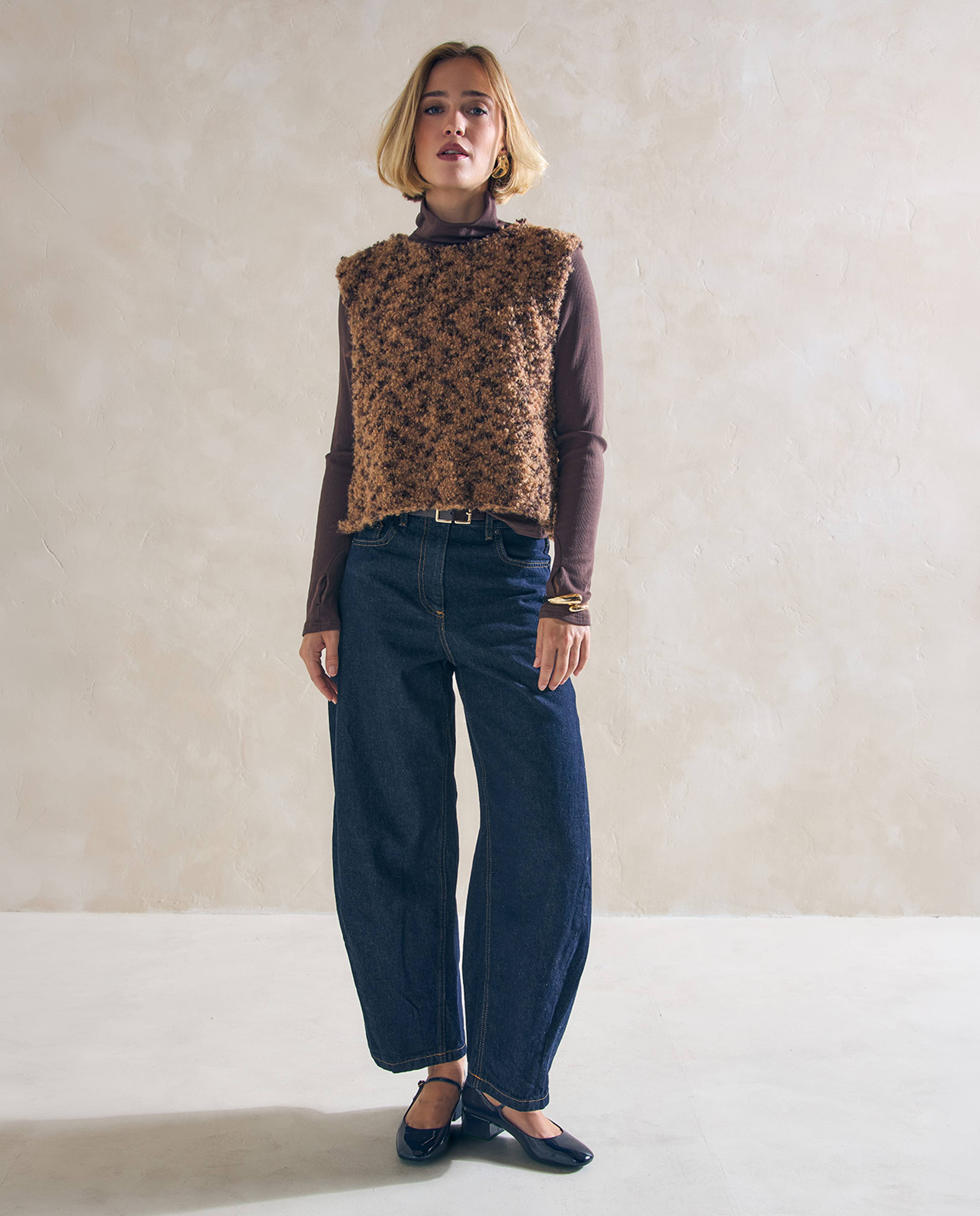Modèle Pull Sans Manche Femme Chelsie