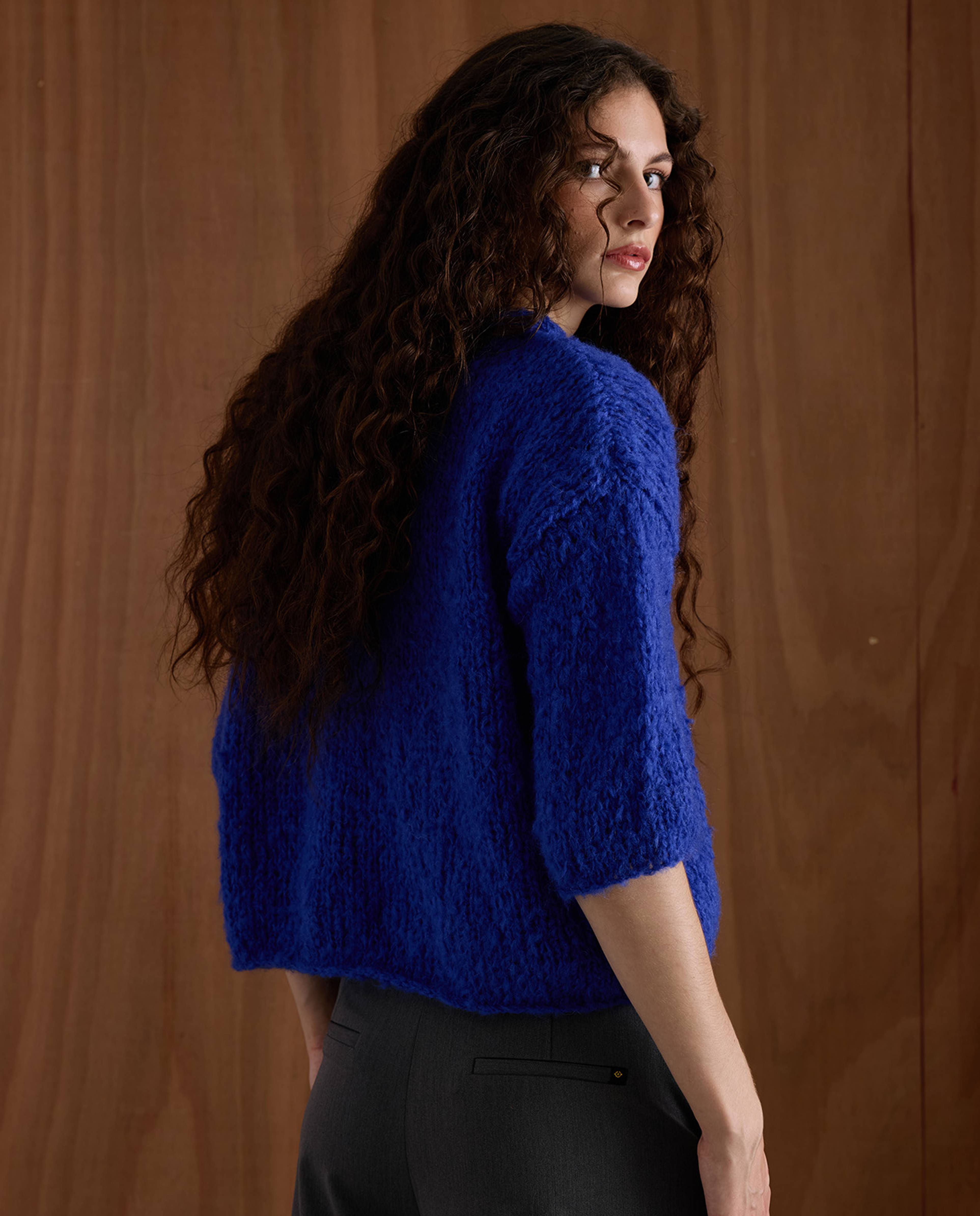 Modèle Pull Manches Courtes Femme Tina