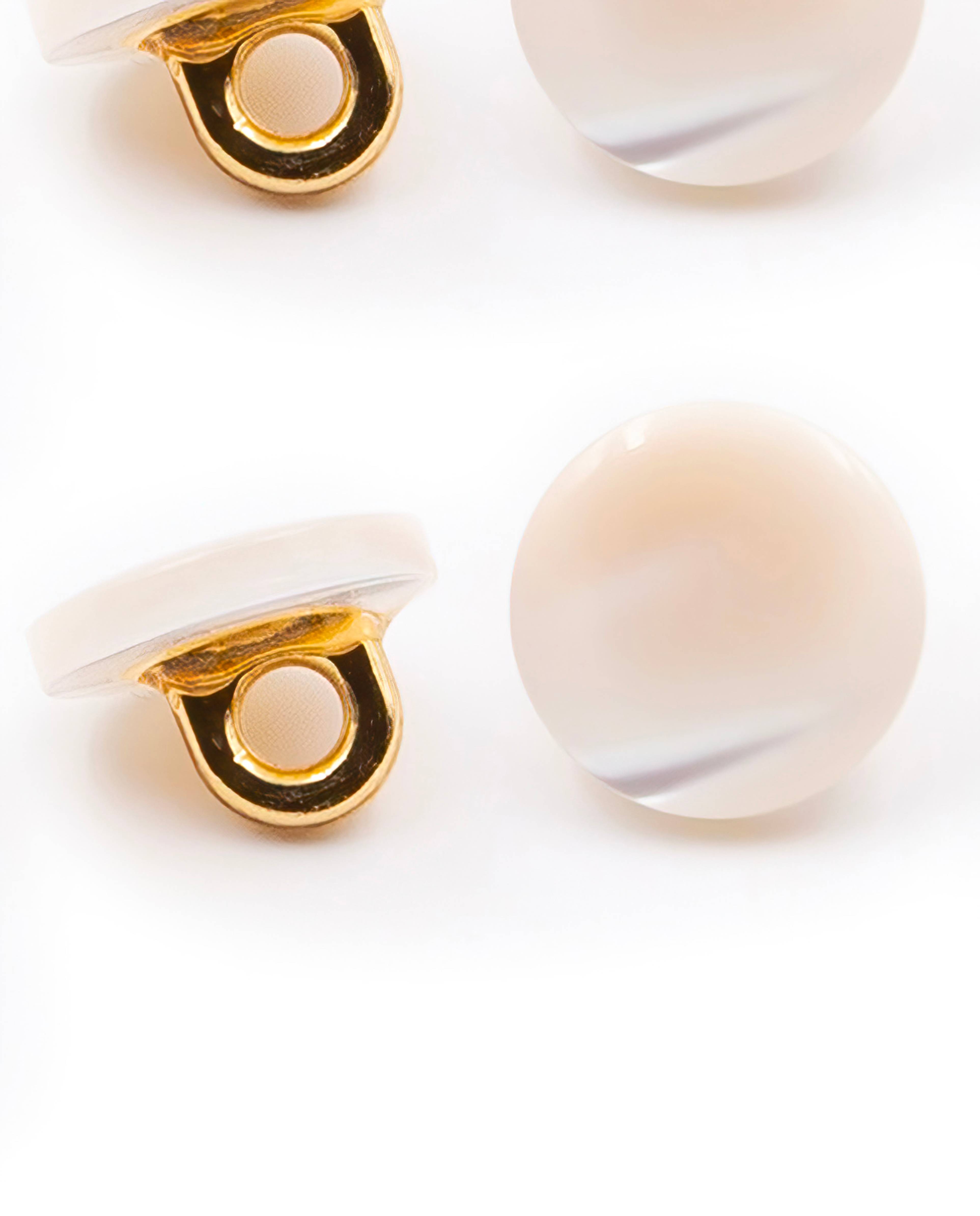 Lot De 5 Boutons Précieux Nacre