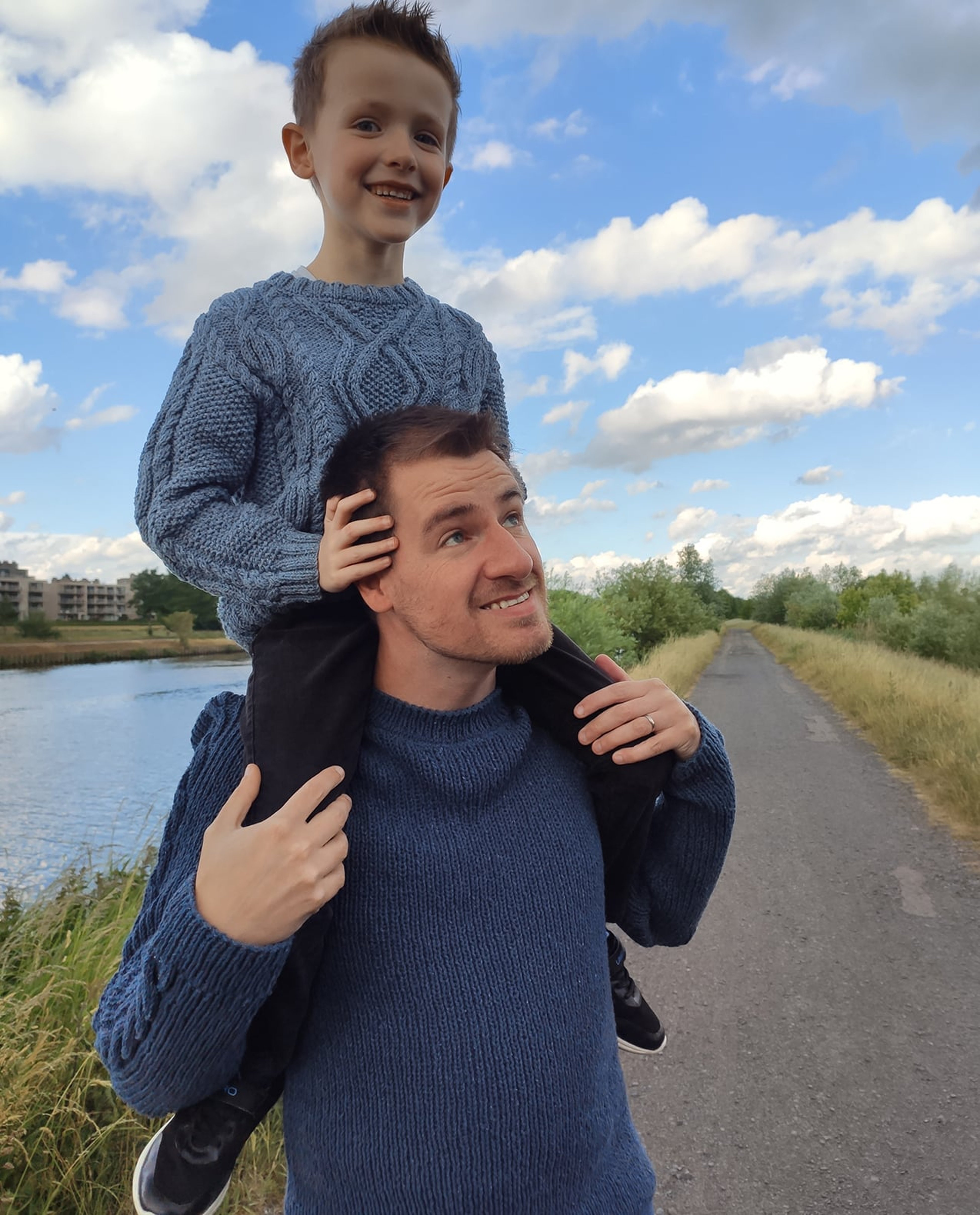 Dimitri Boy's Sweater Pattern in Phil Ecojean