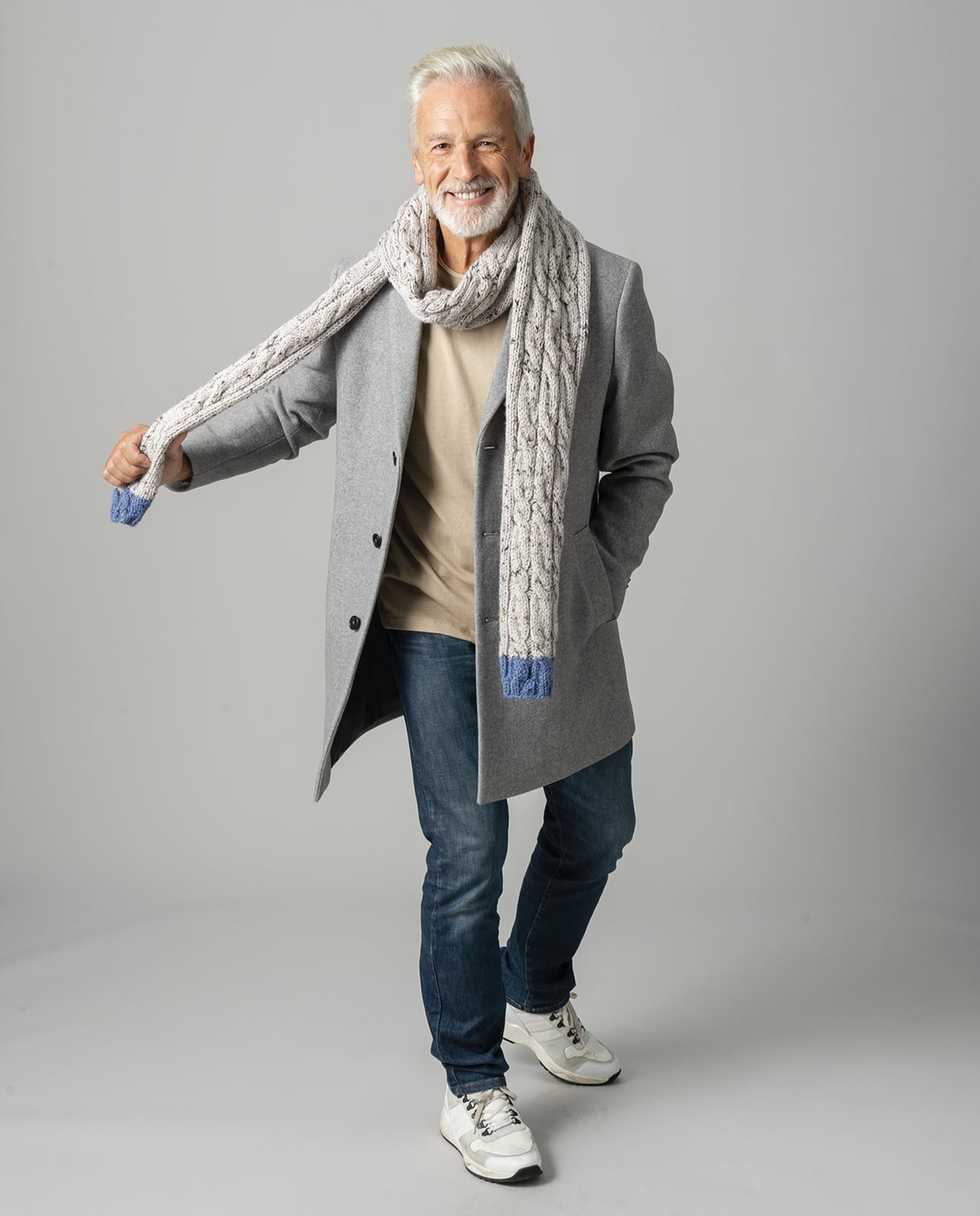 Men's Scarf Pattern Phil Tweedy