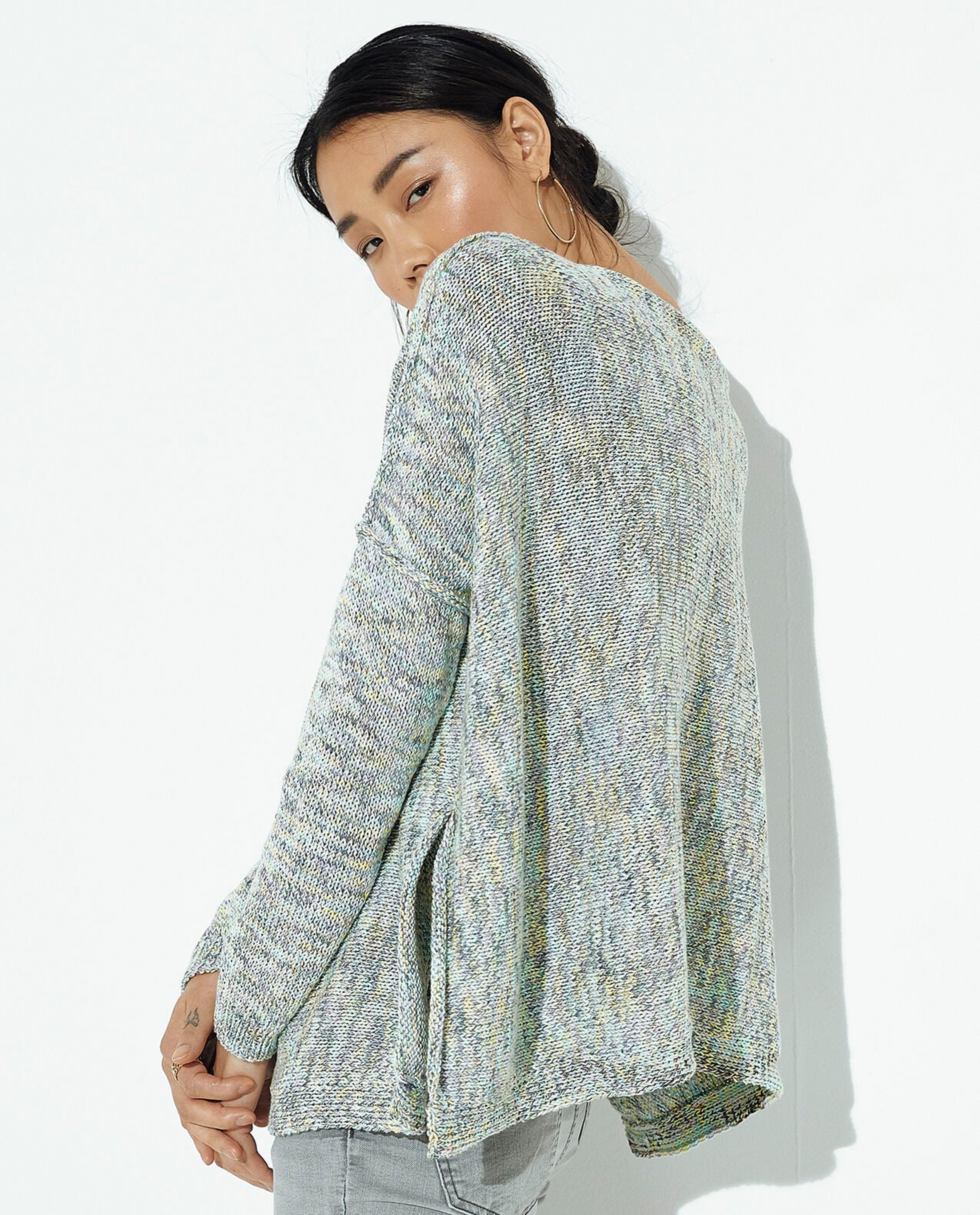 Women's Reeva Poncho Sweater Pattern