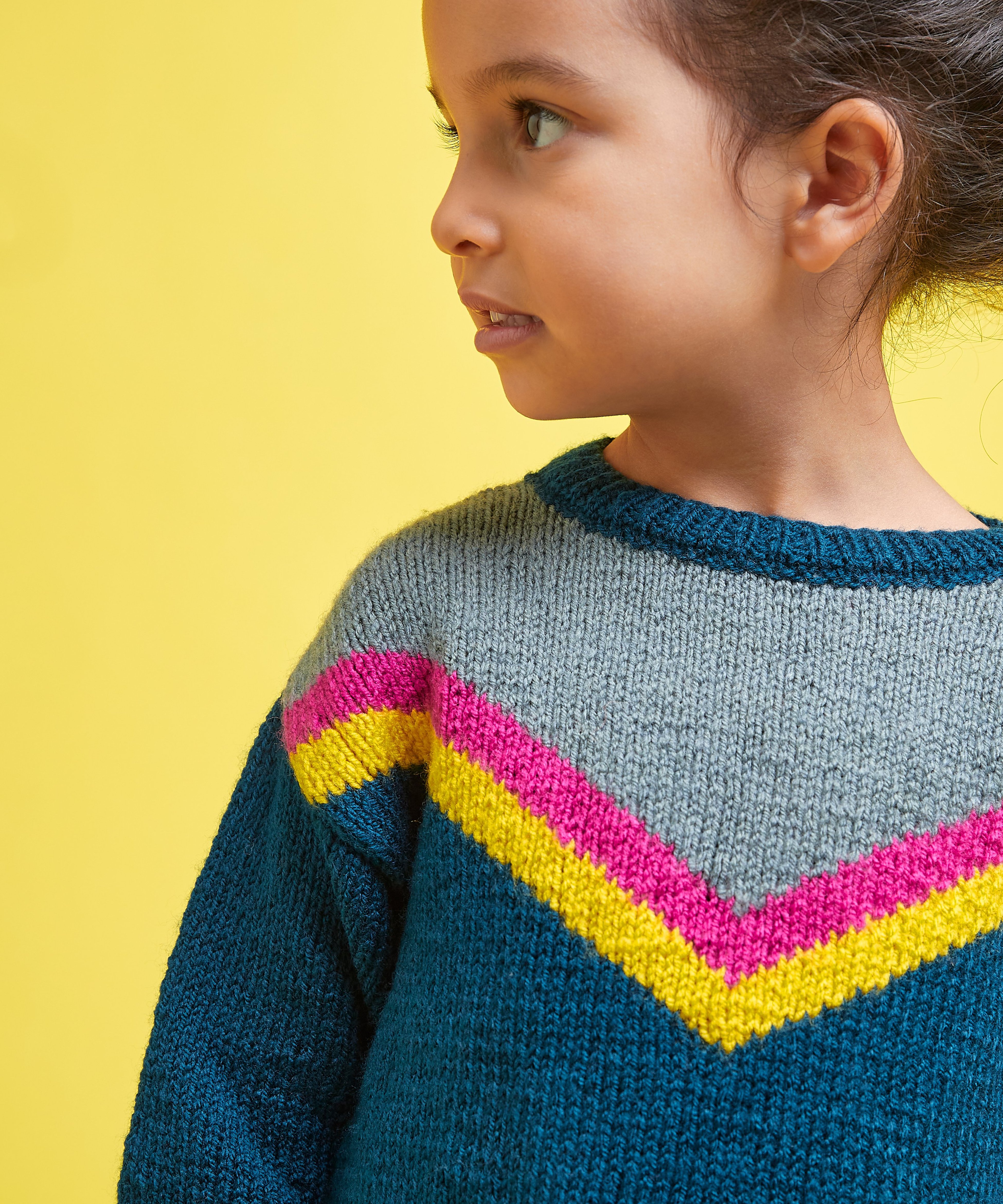 Modèle Enfant - Robe Jacquard Zoé