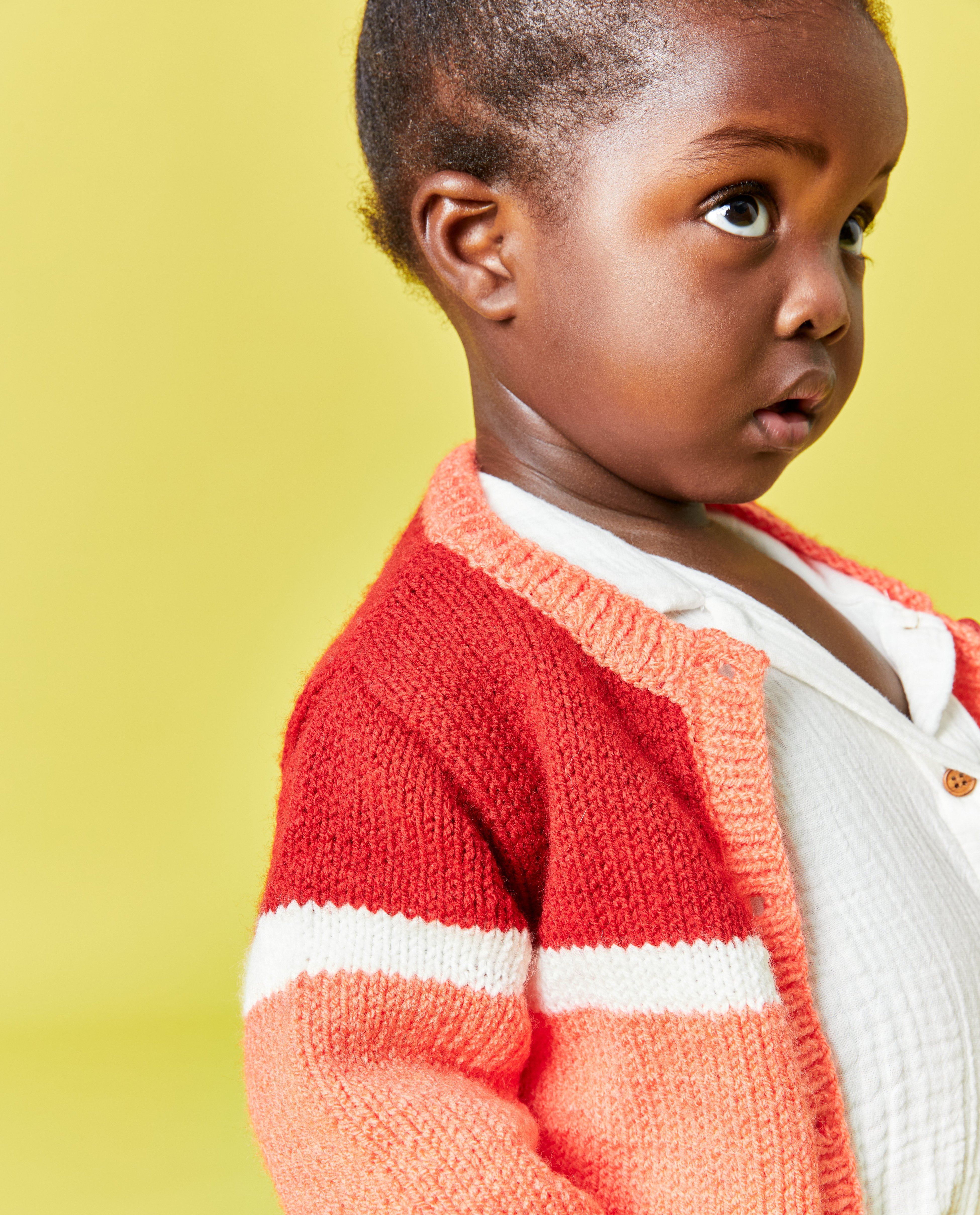 Child Model - Coral Marlow Cardigan