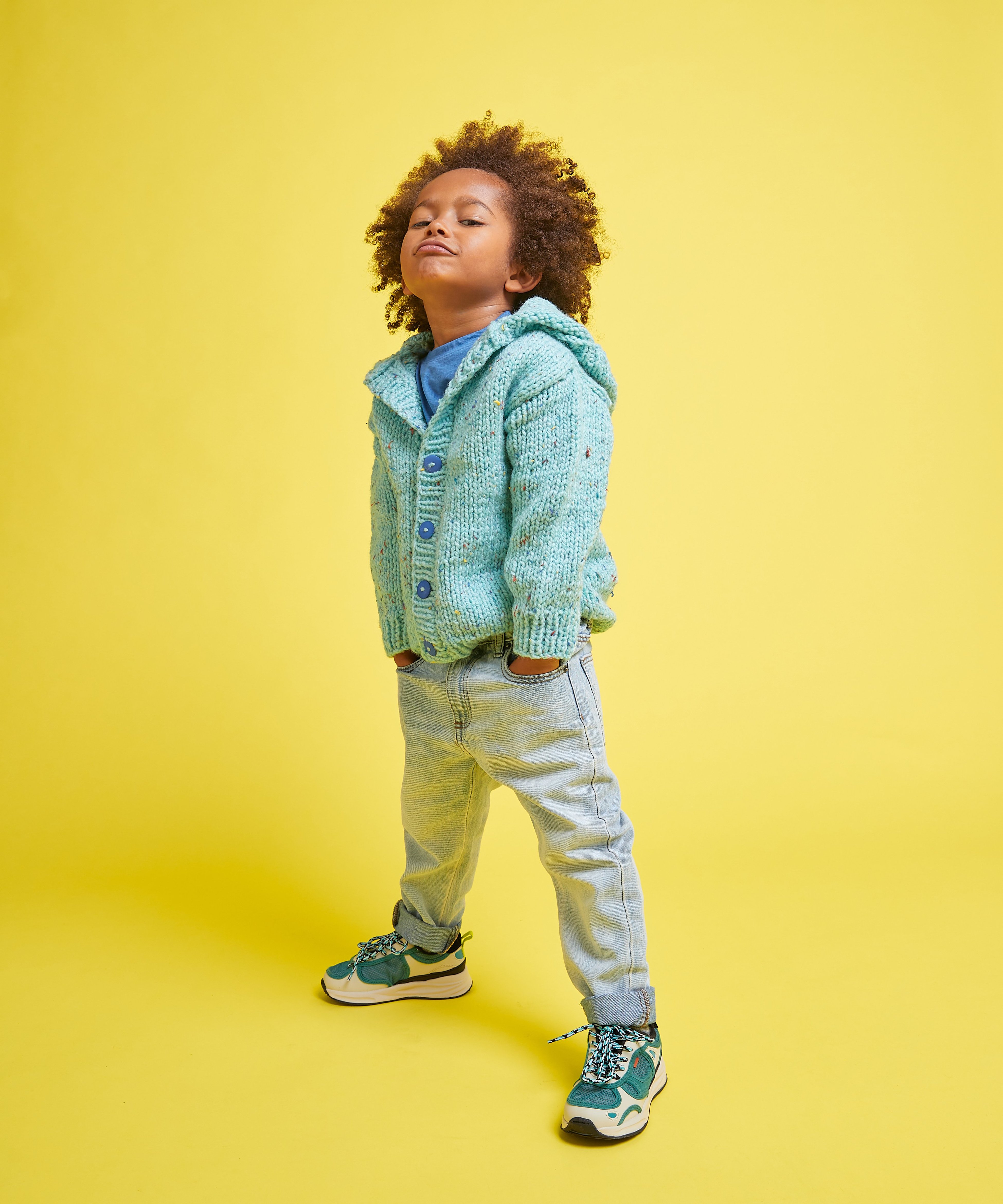 Children's Model - Tangy Tweed Jacket