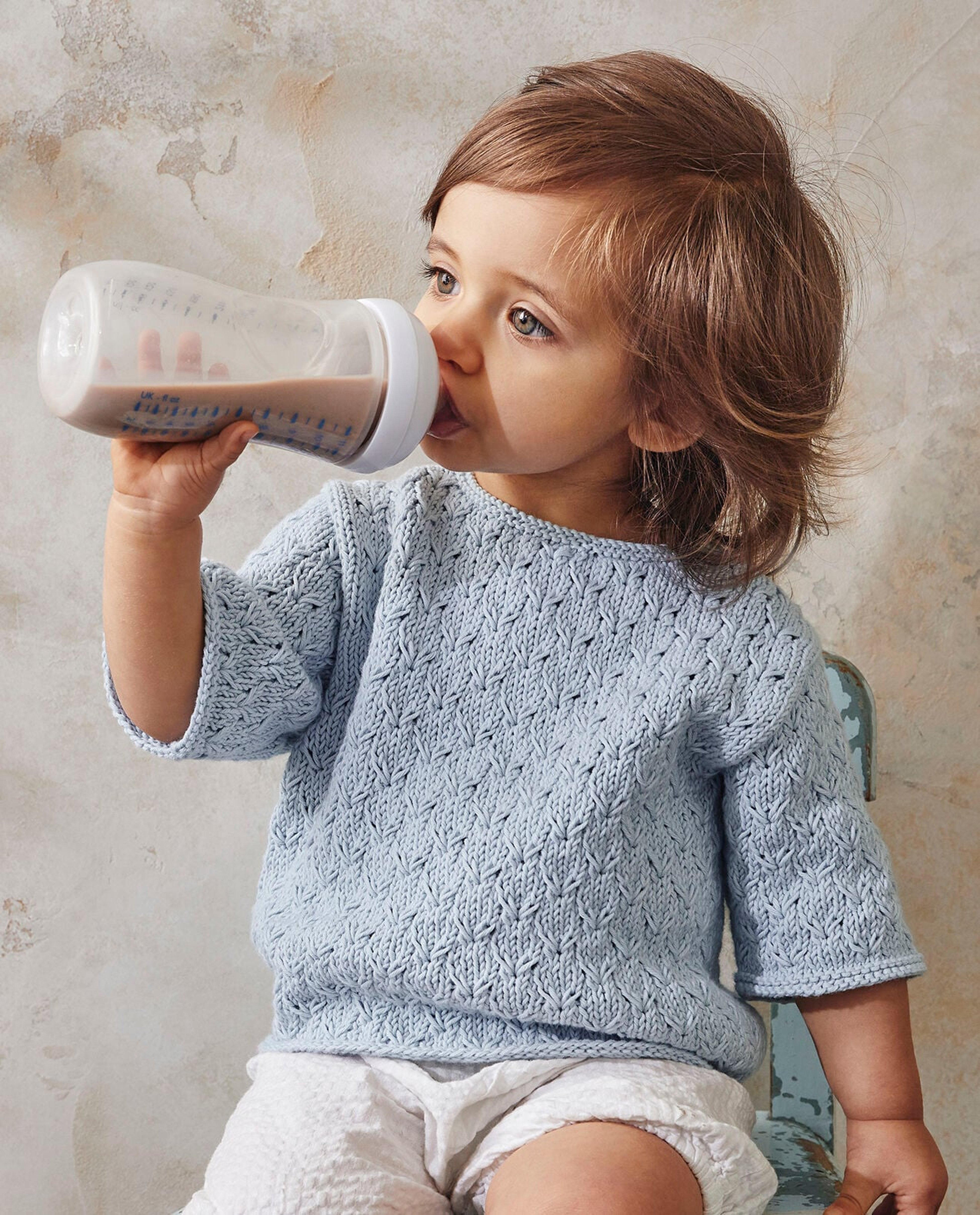 Modèle Pull Fille Véra Phil Ecocoton