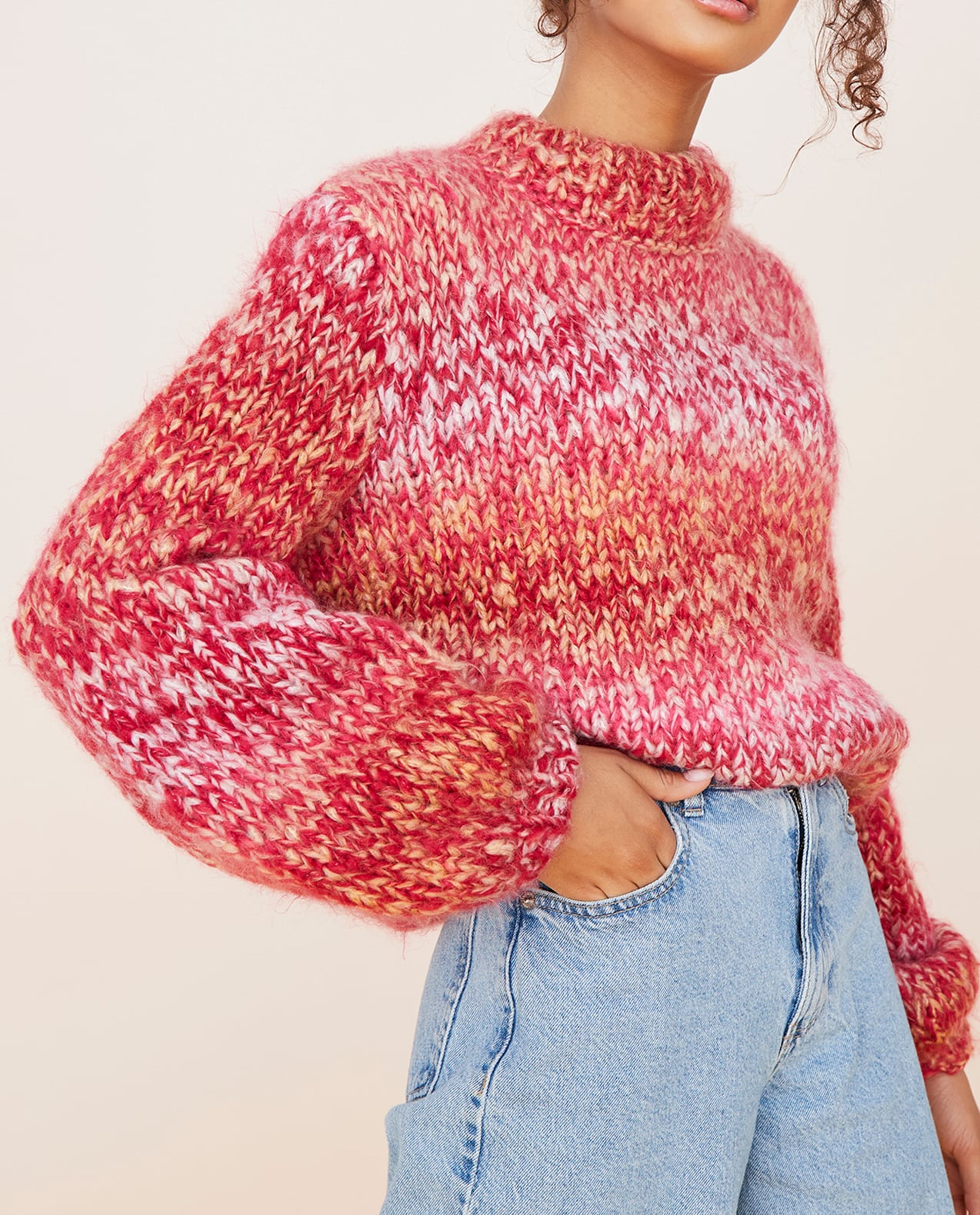 Women's Model - Fluffy Joey Sweater
