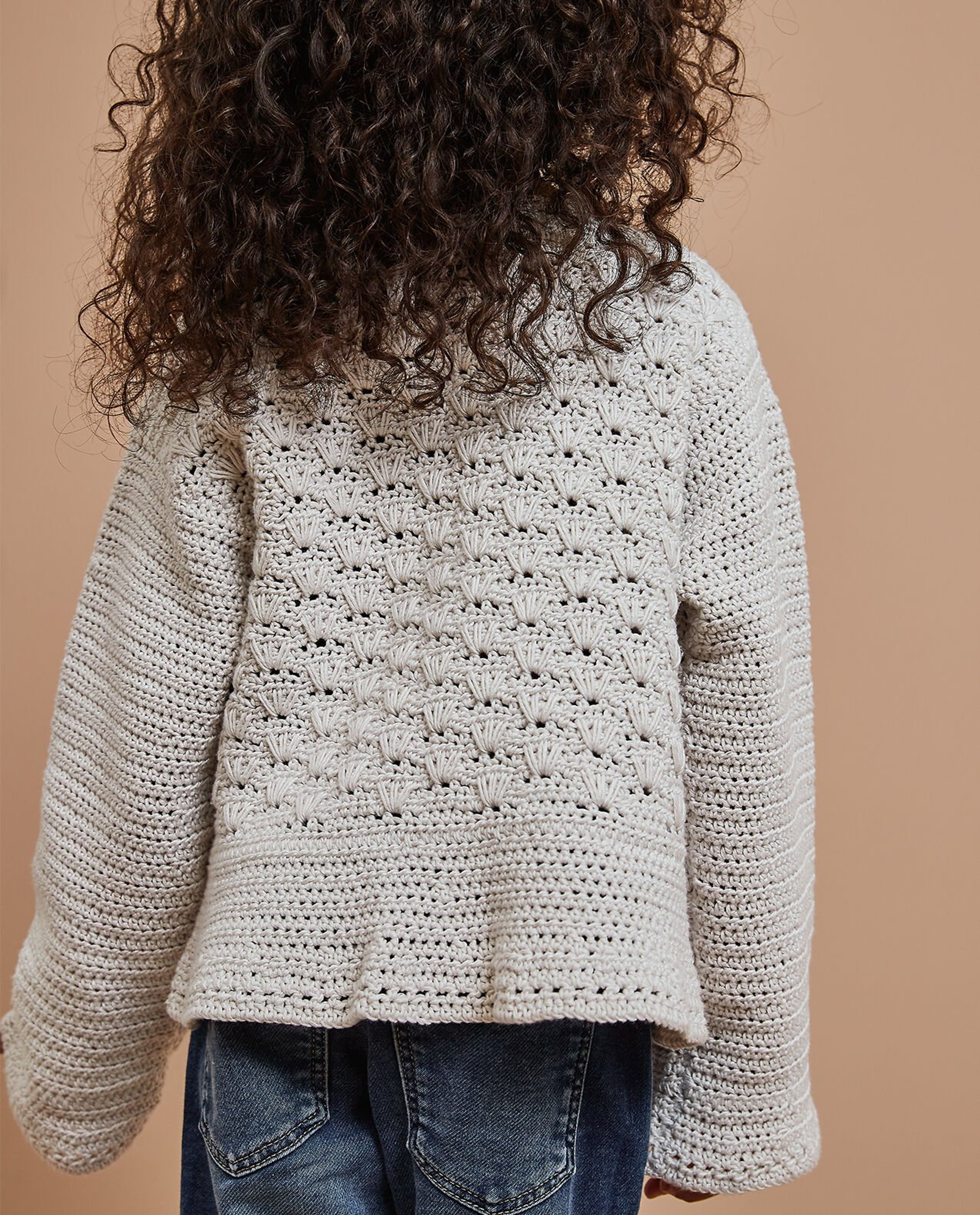 Girls' Cardigan Pattern Lena Phil Tropical