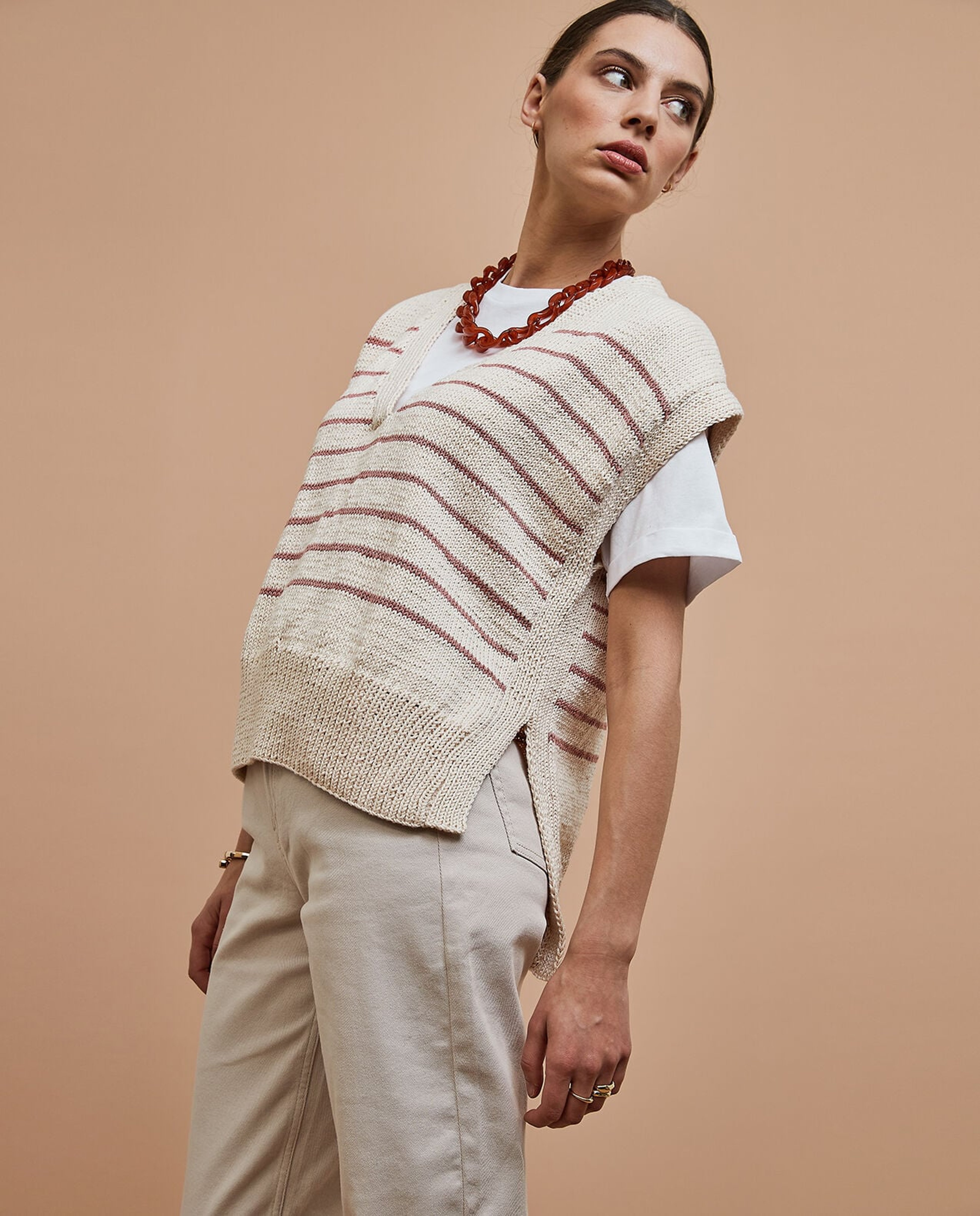 Modèle Pull Sans Manches Femme Katarina