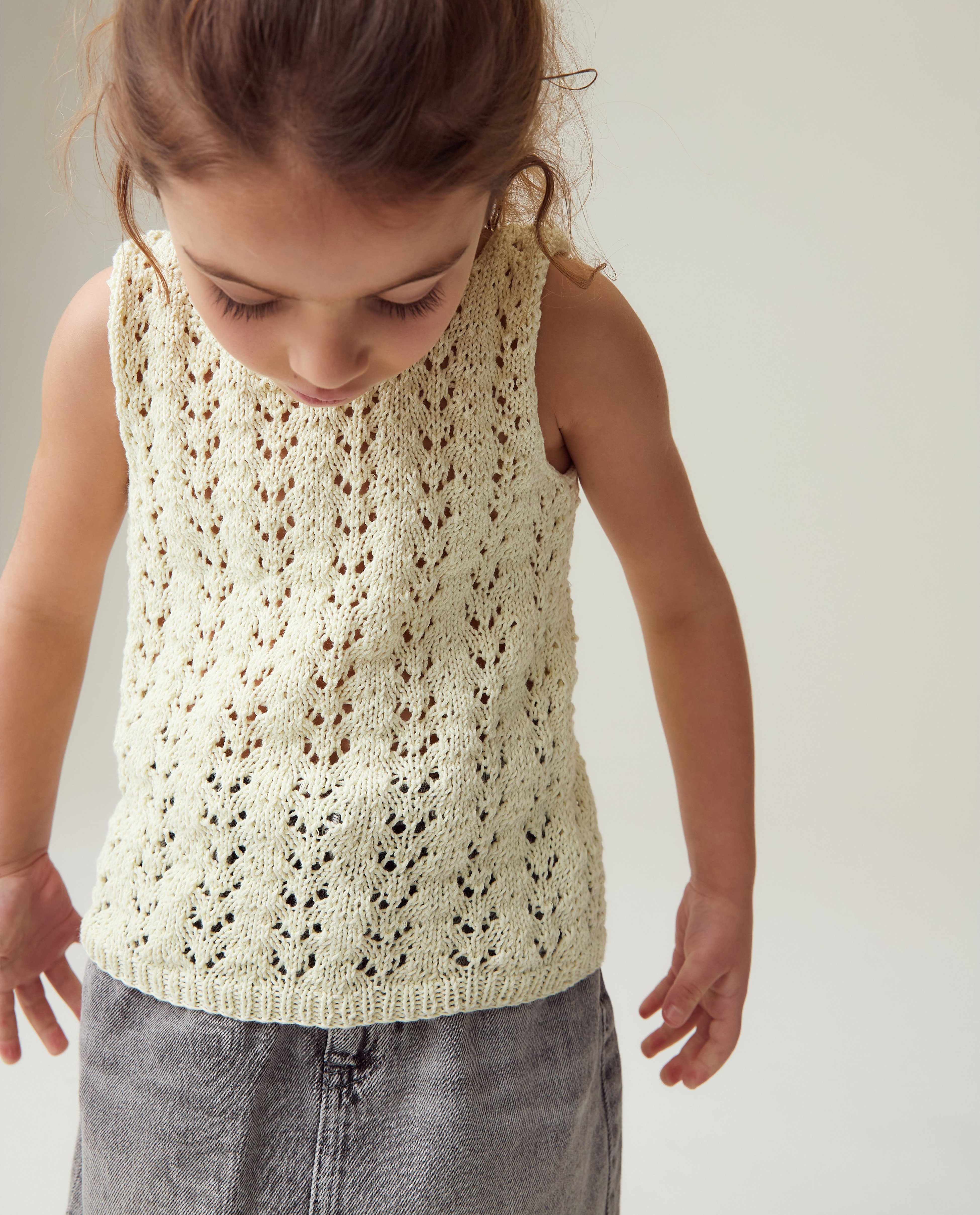 Tricot Top Meisje Lilou Bloemblaadje