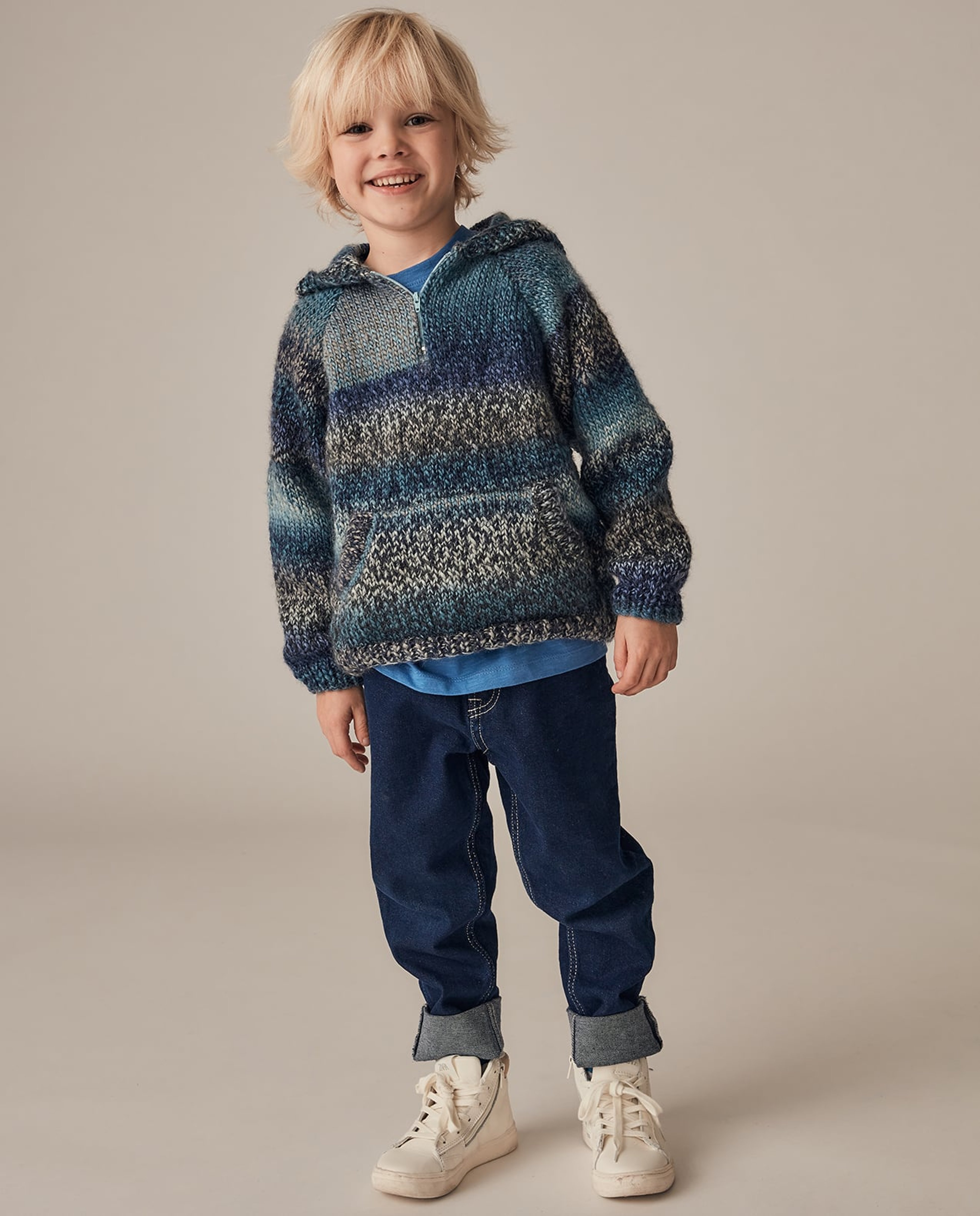 Modèle Pull Garçon Matéo Phil Mikado