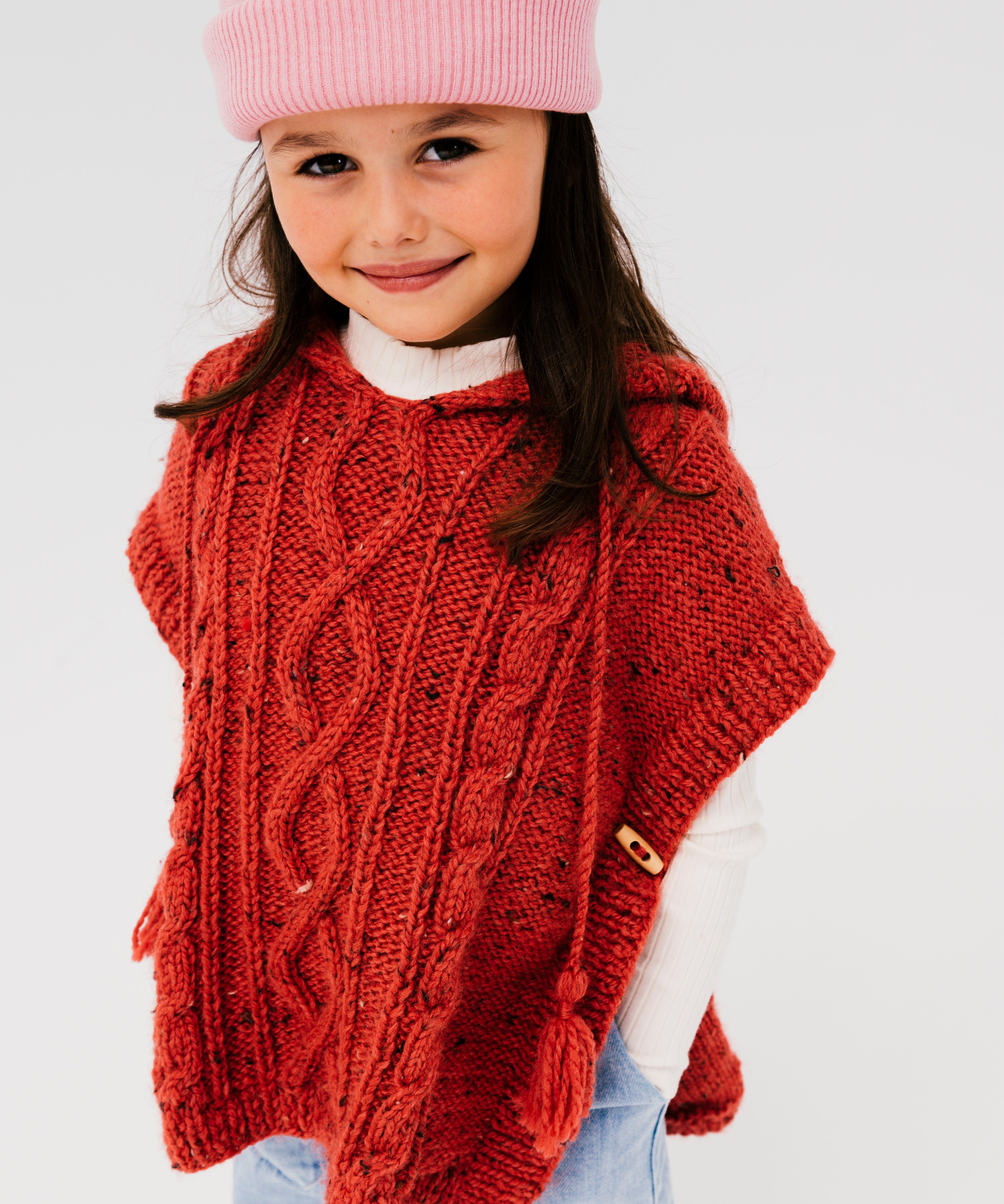 Téa Girl Poncho Pattern