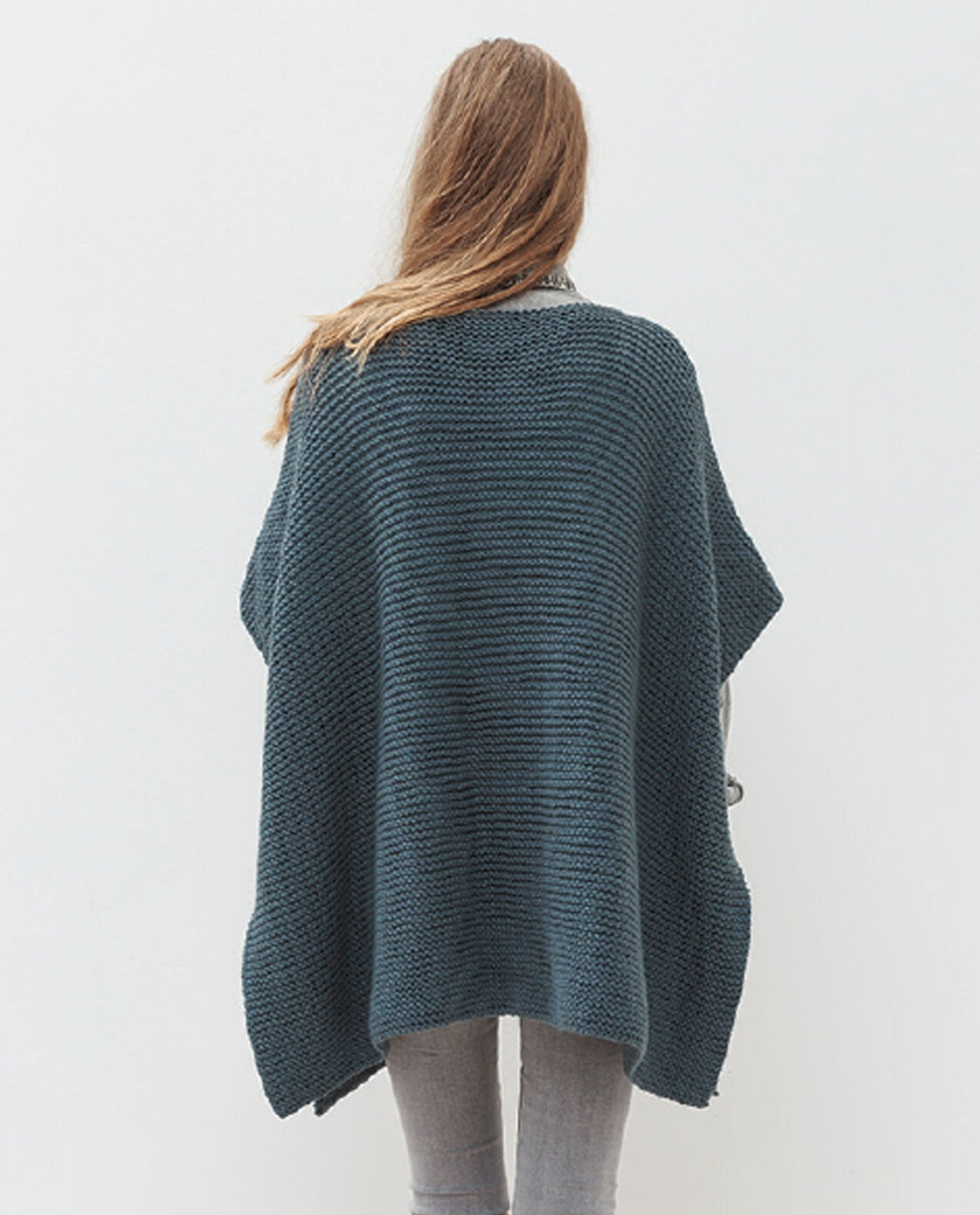 Modèle Poncho Femme Rose-lys