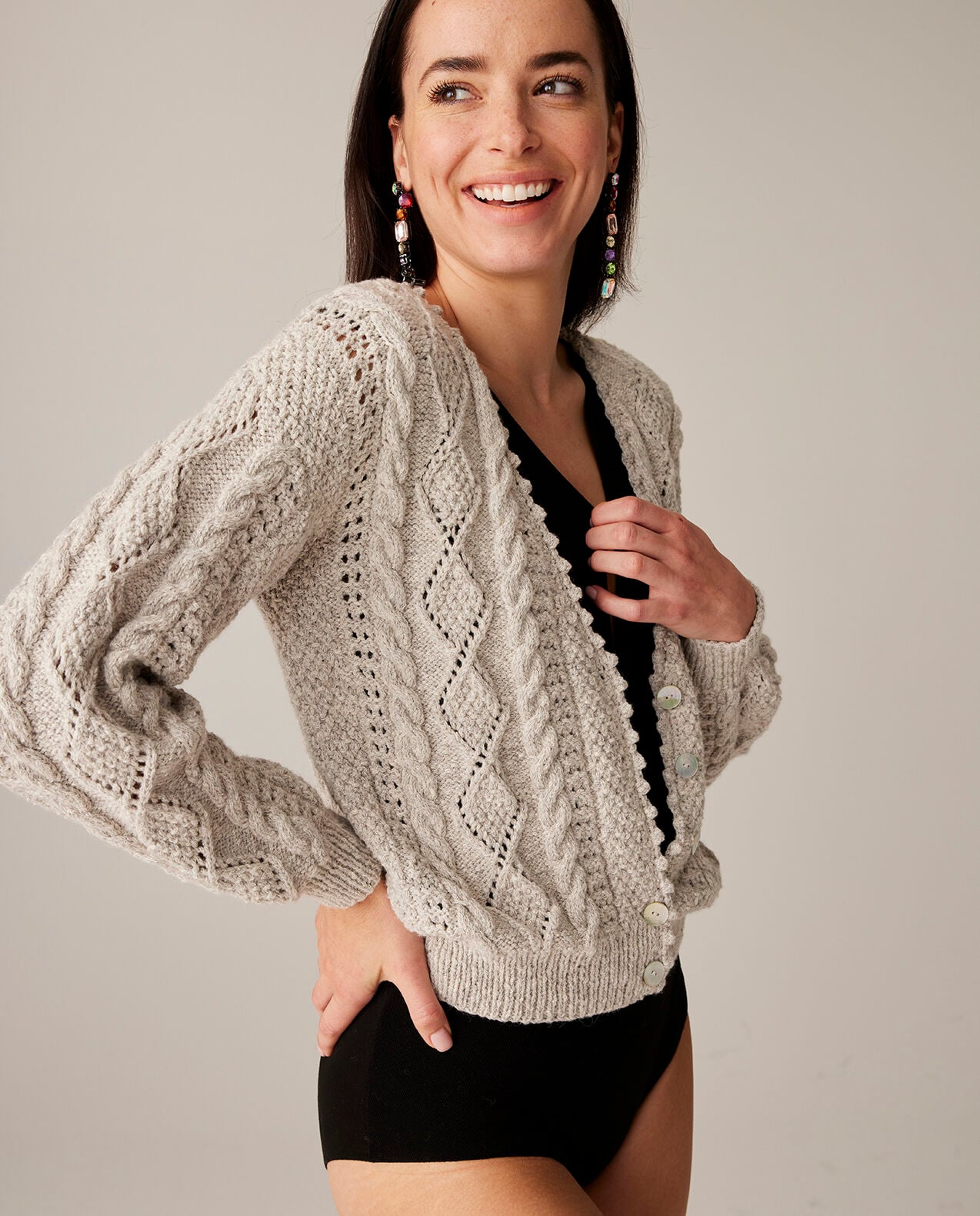 Modèle Gilet Yuna Phil Alpaga Coton