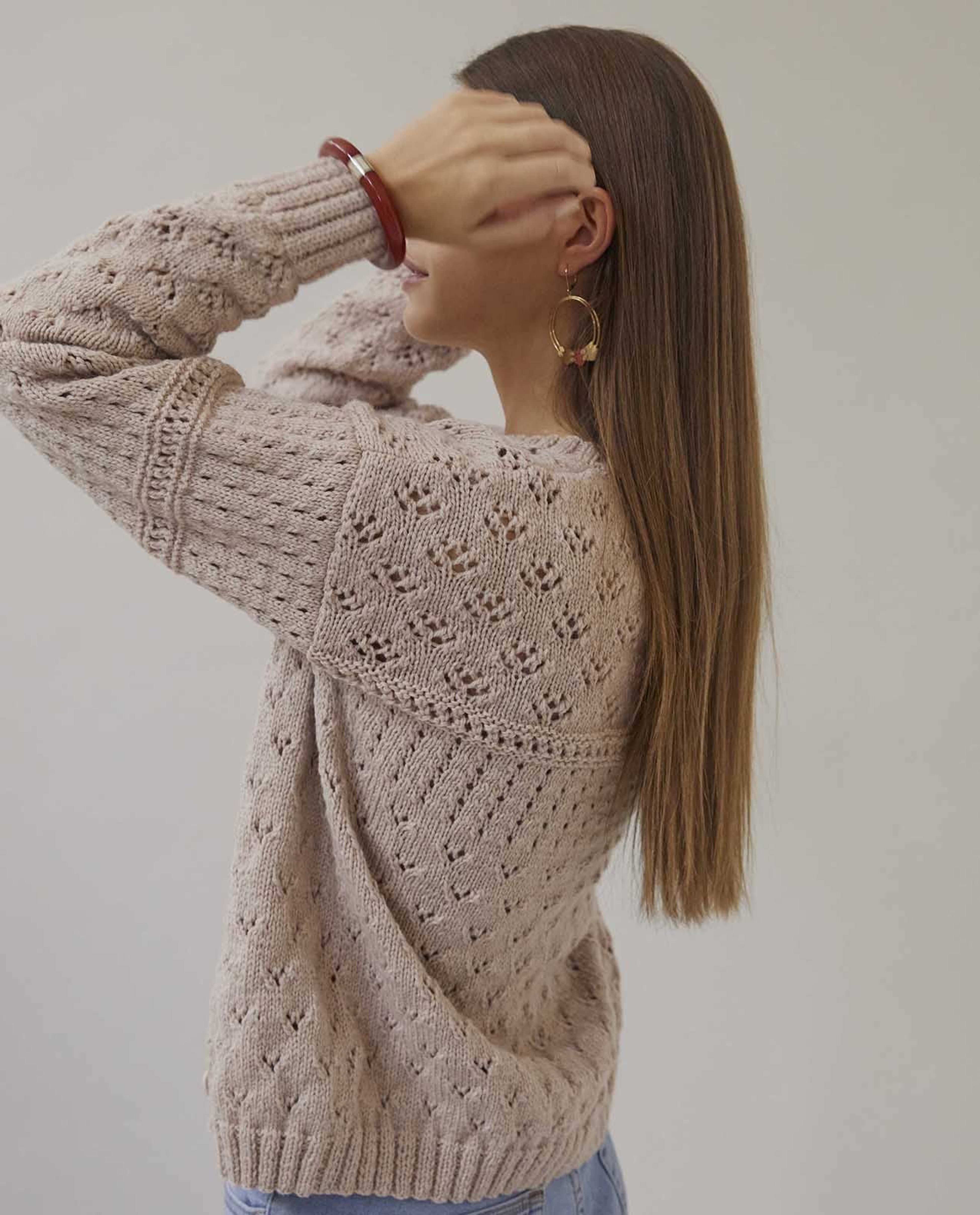 Women's Cardigan Model Phil Ecolaine