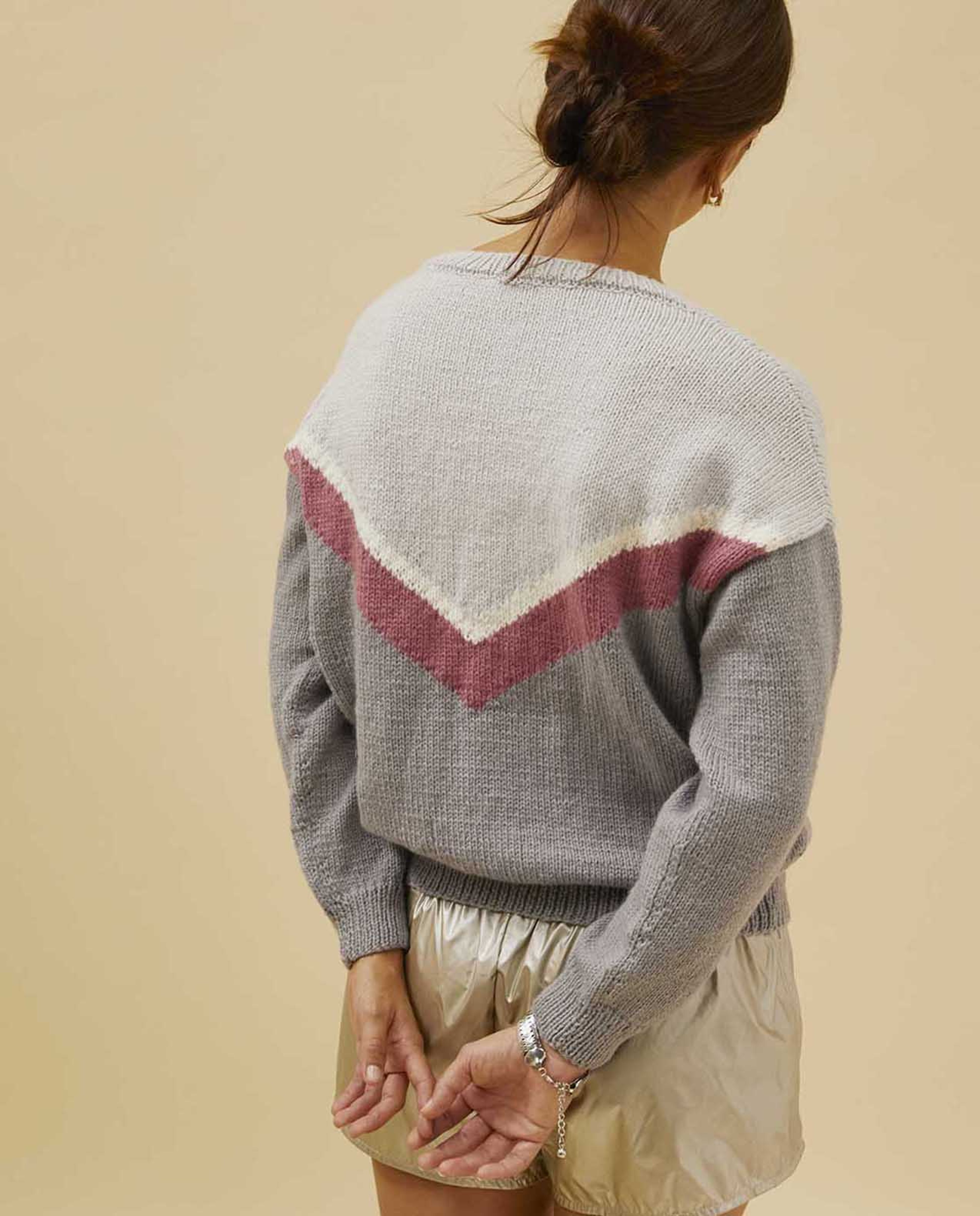 Dames Chevron Trui ECOLAIN