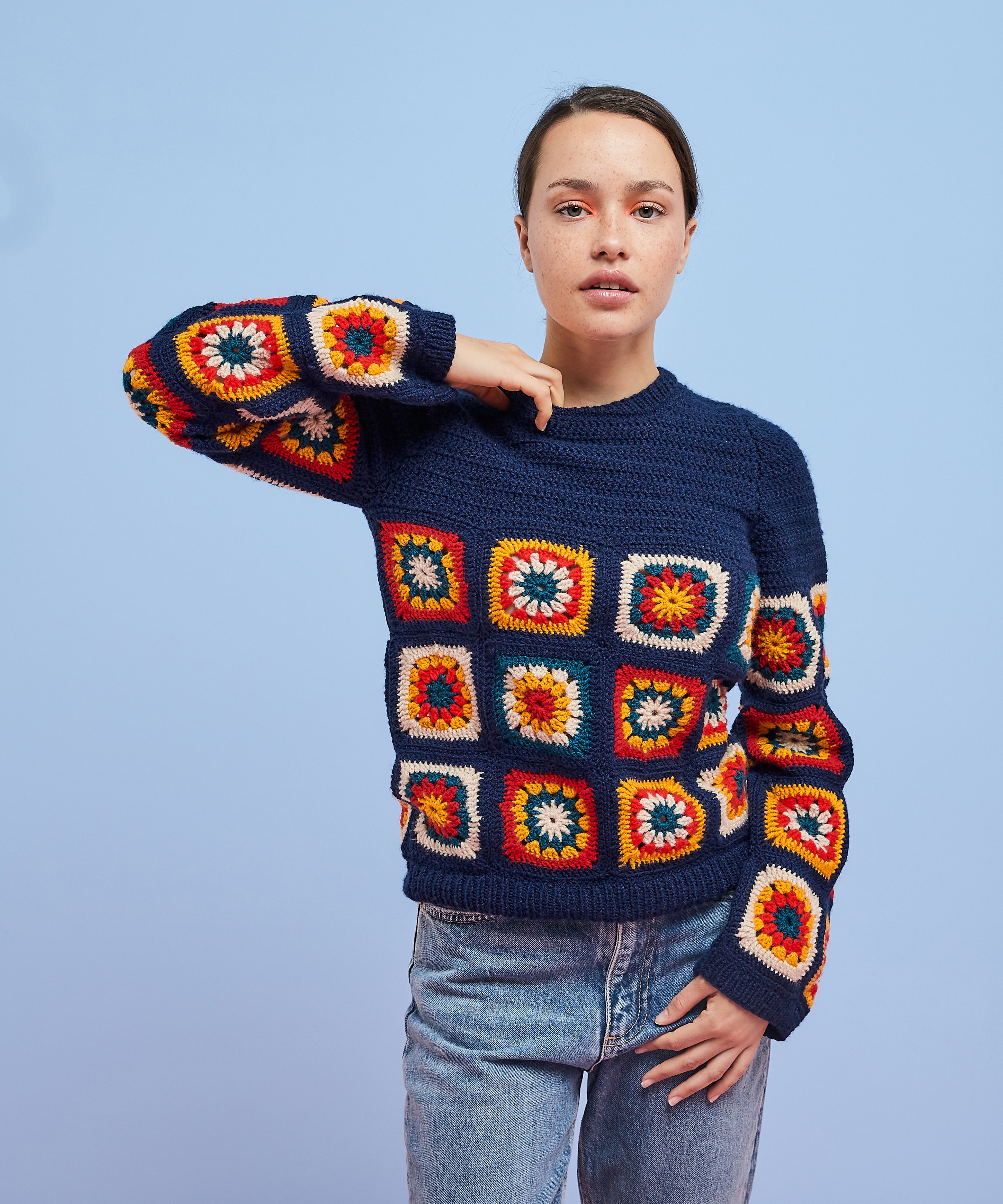 Frida Women's Sweater Pattern