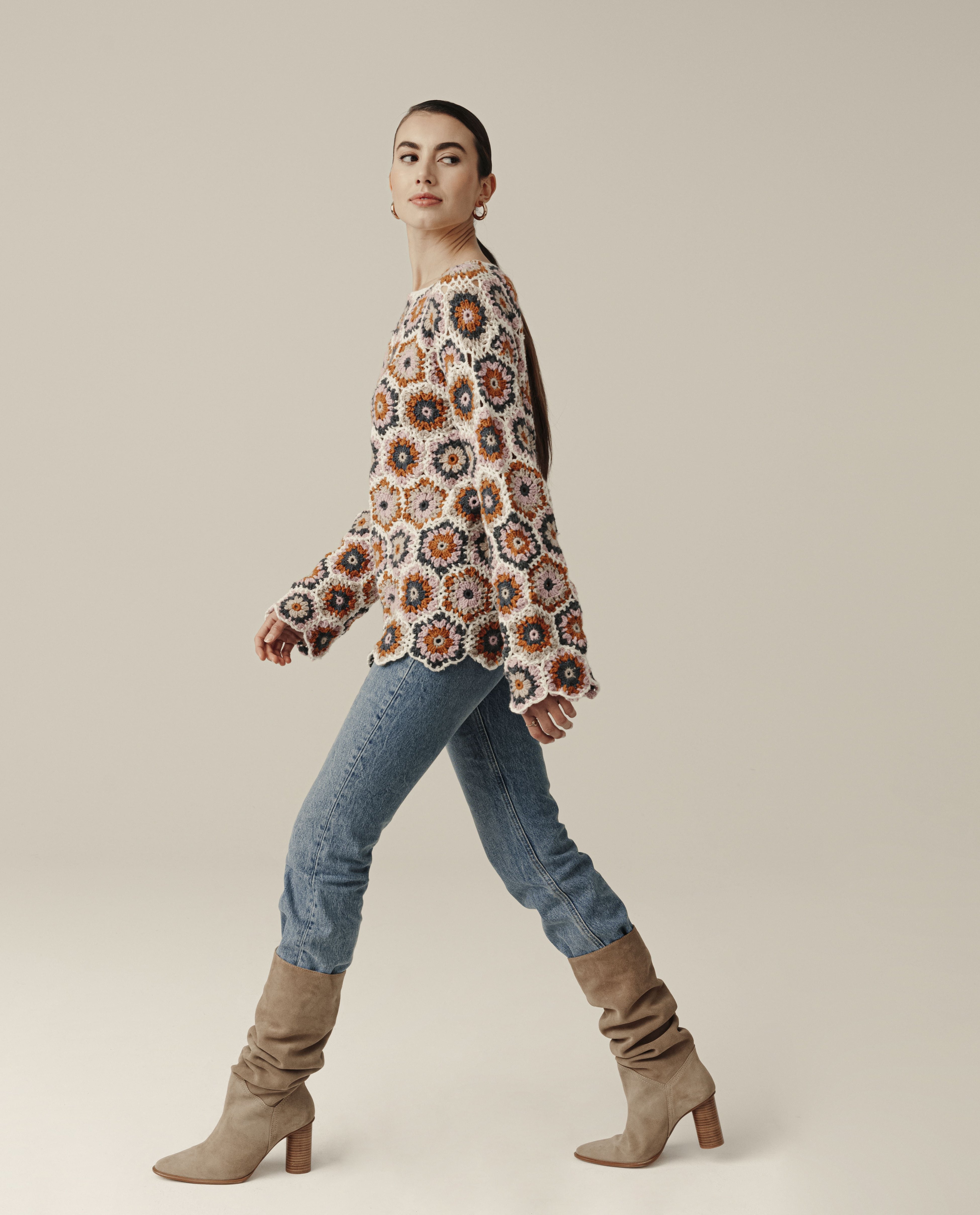 Women's Sweater Model Carole