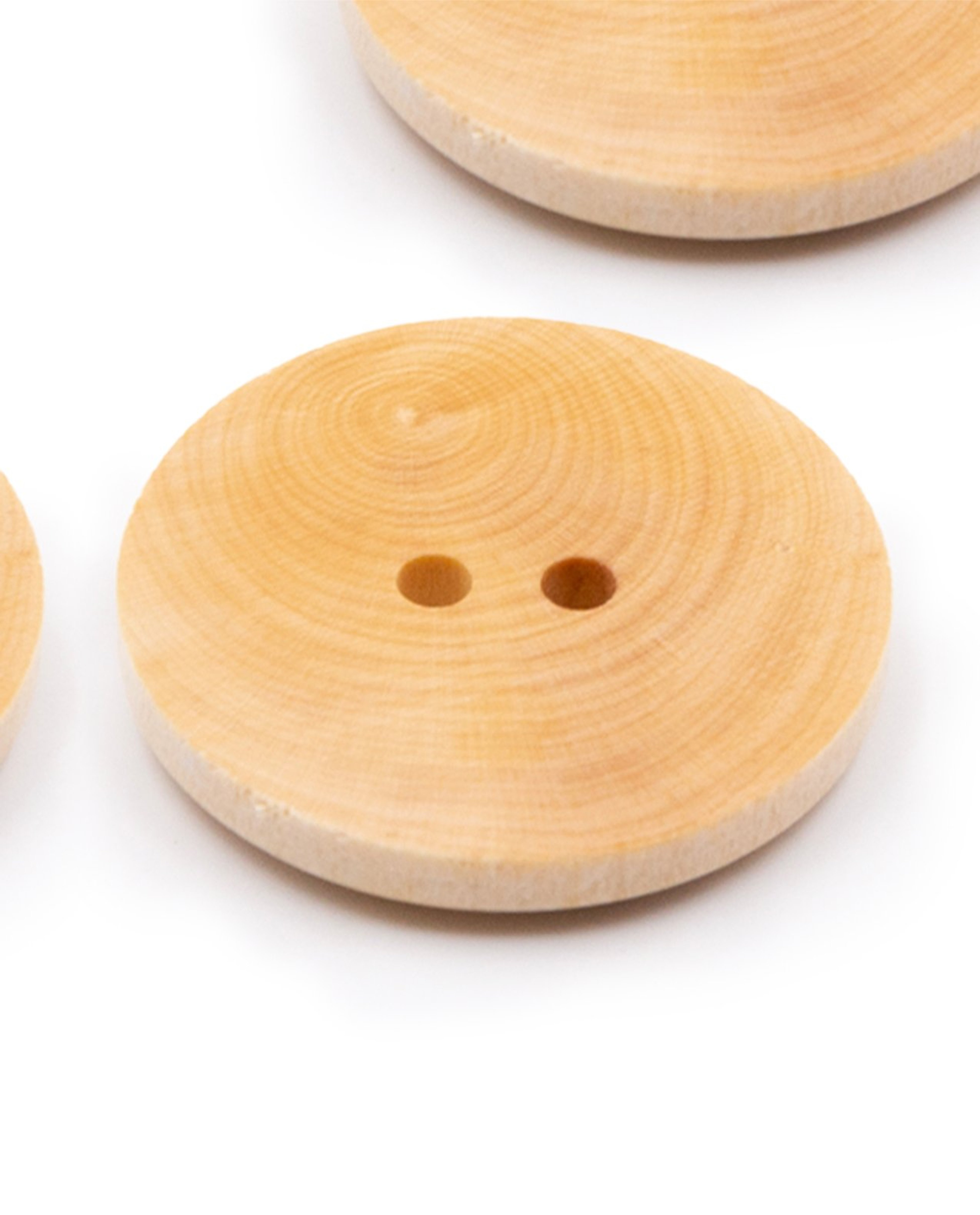 Lot De 5 Boutons Buis Naturel