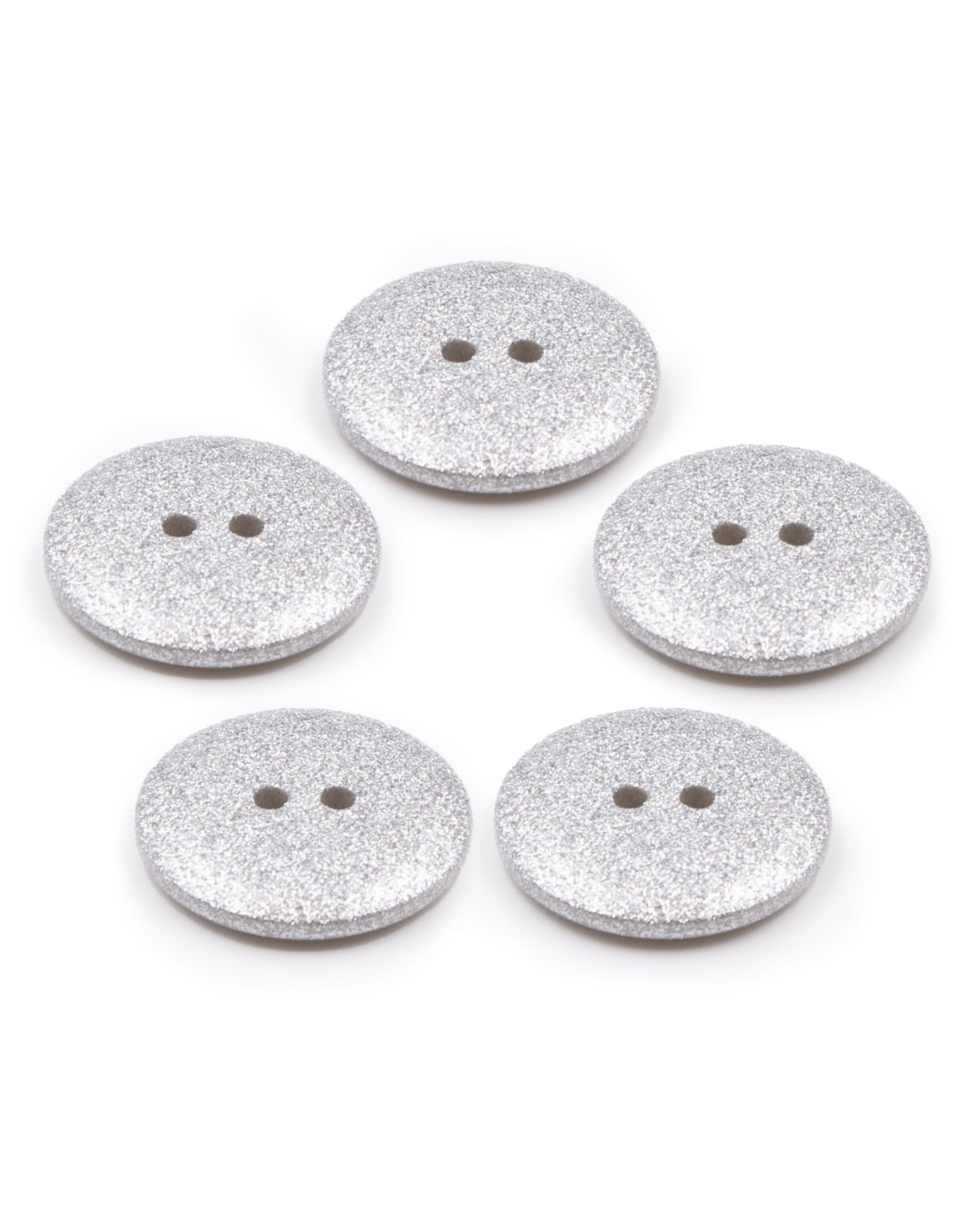 Lot De 5 Boutons Ronds Colorés