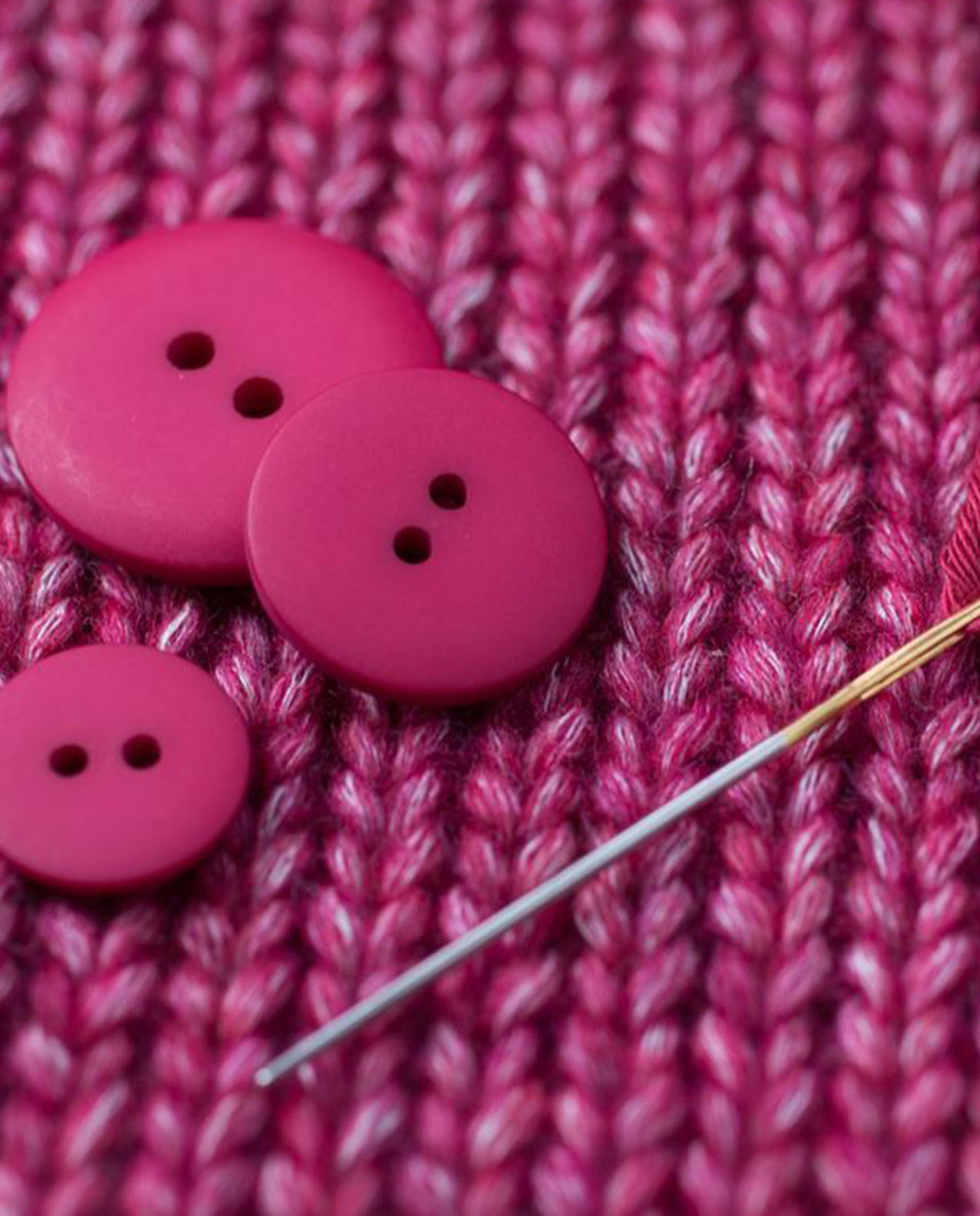 Lot De 5 Boutons Ronds Colorés