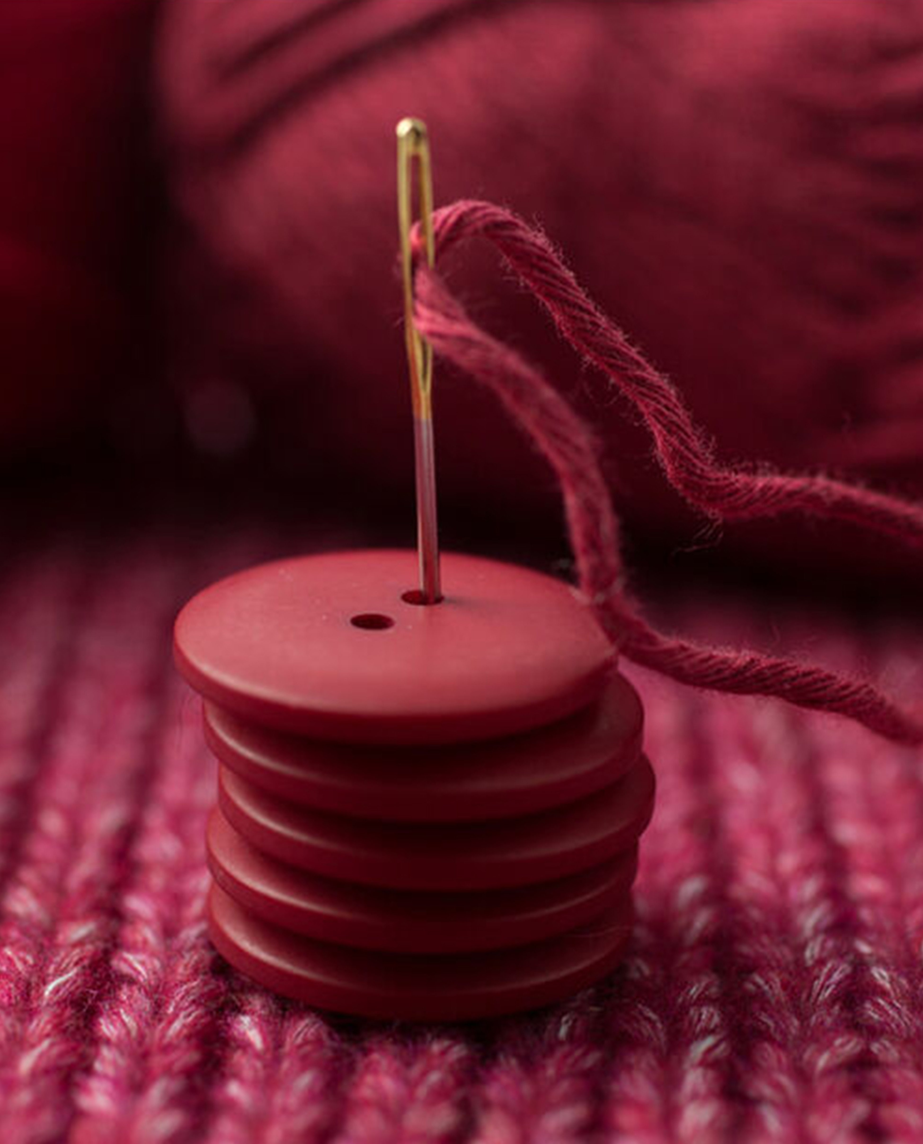 Lot De 5 Boutons Ronds Colorés