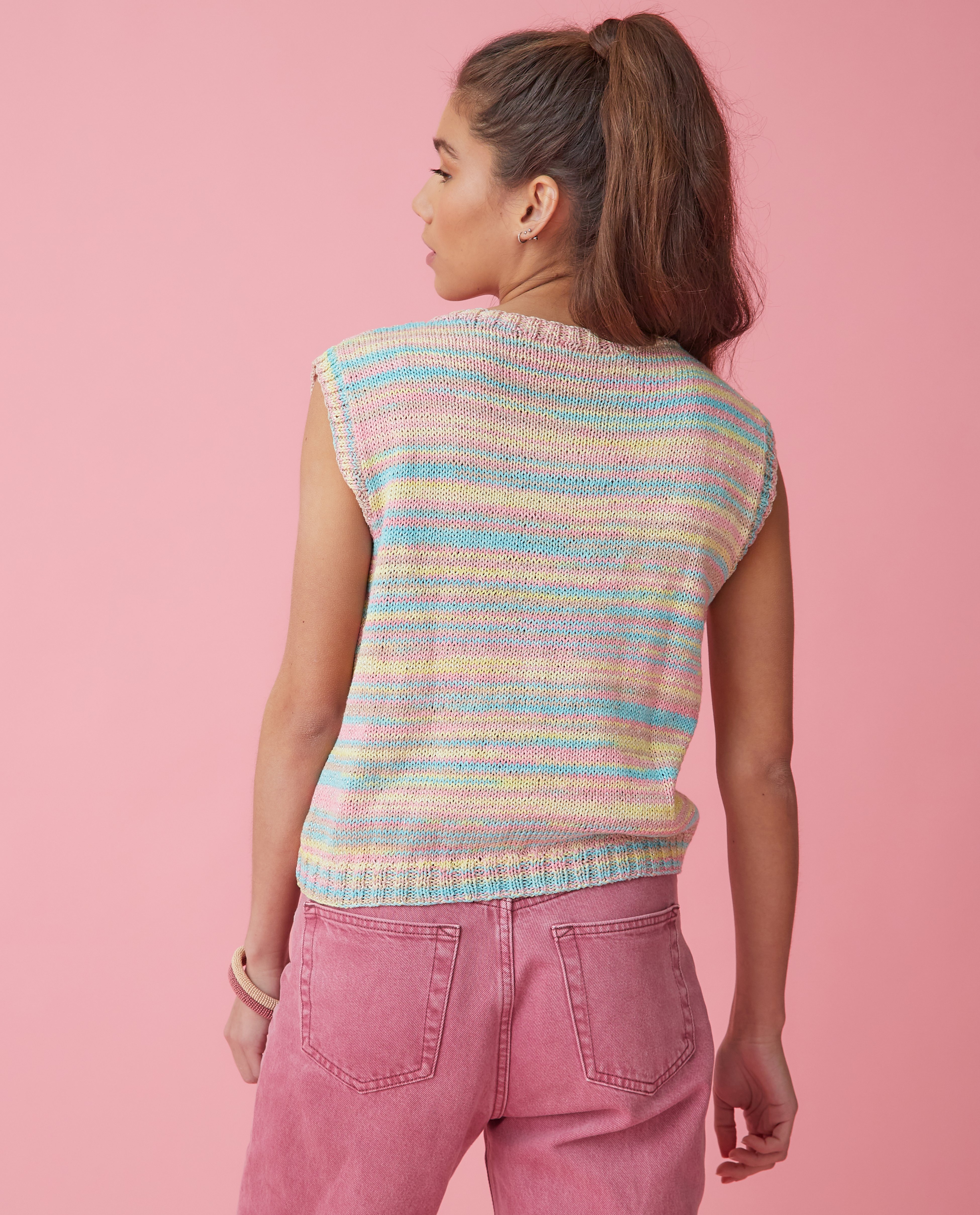 Modèle Pull Sans Manches Femme Dabo