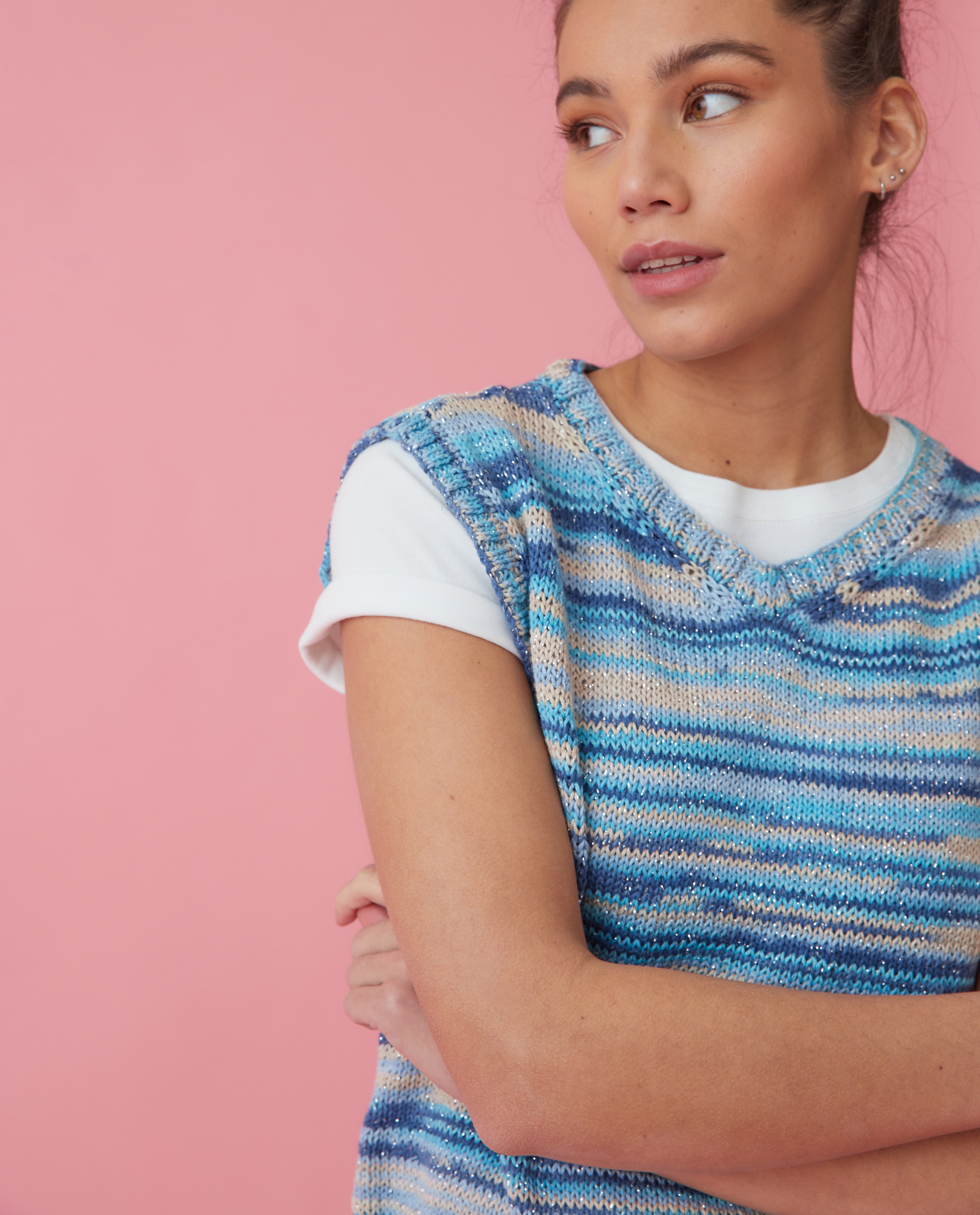 Modèle Pull Sans Manches Femme Dabo