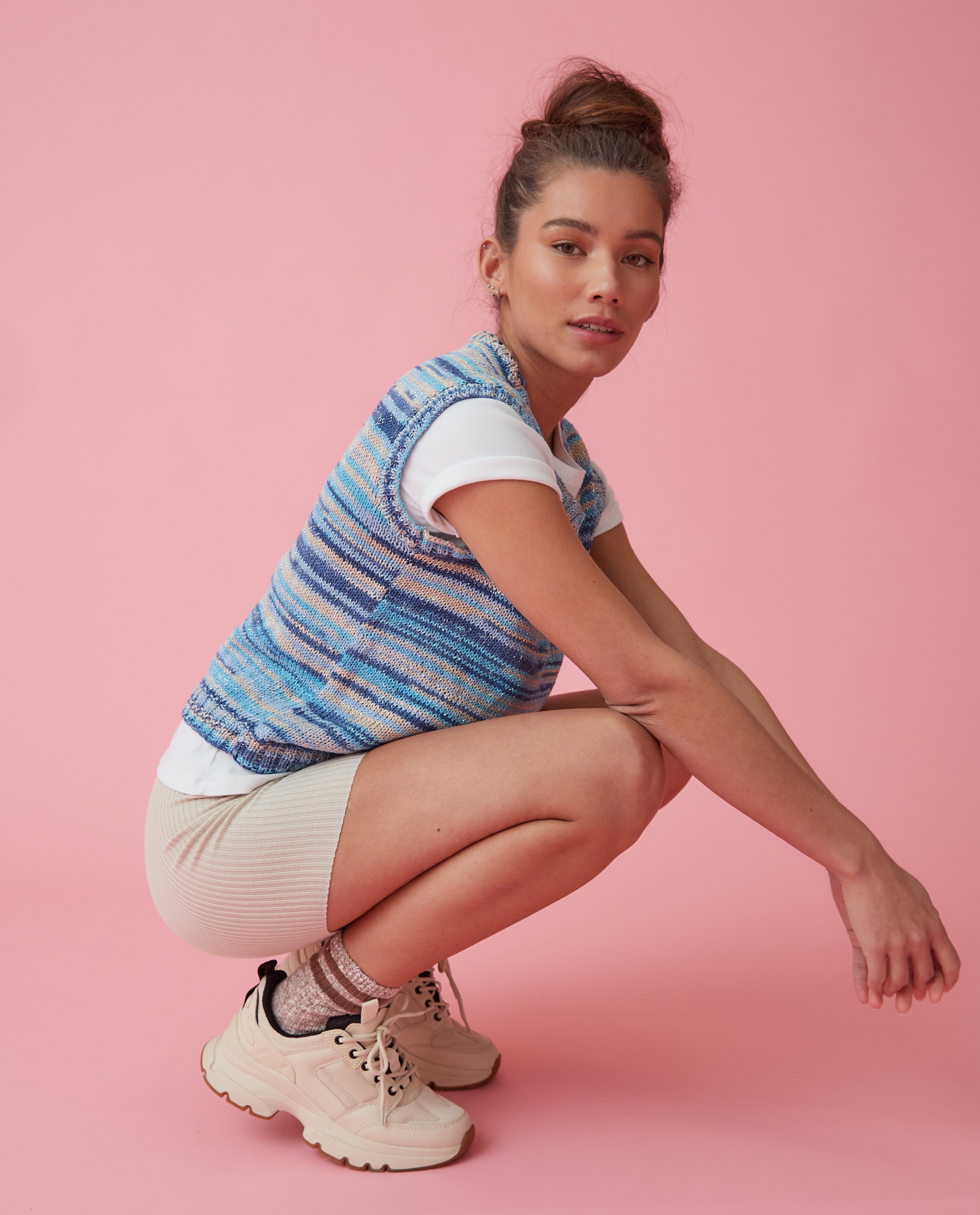 Modèle Pull Sans Manches Femme Dabo