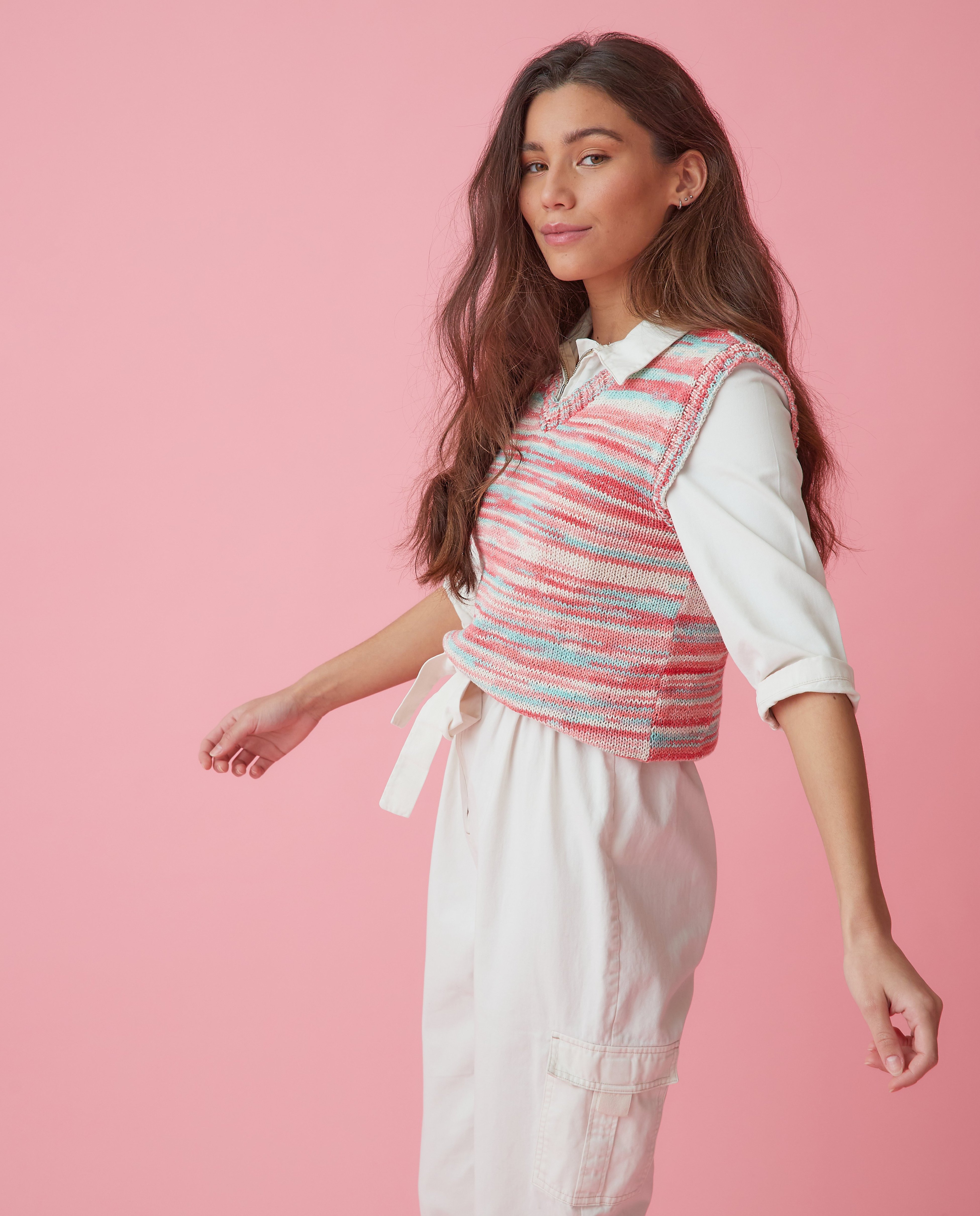 Modèle Pull Sans Manches Femme Dabo