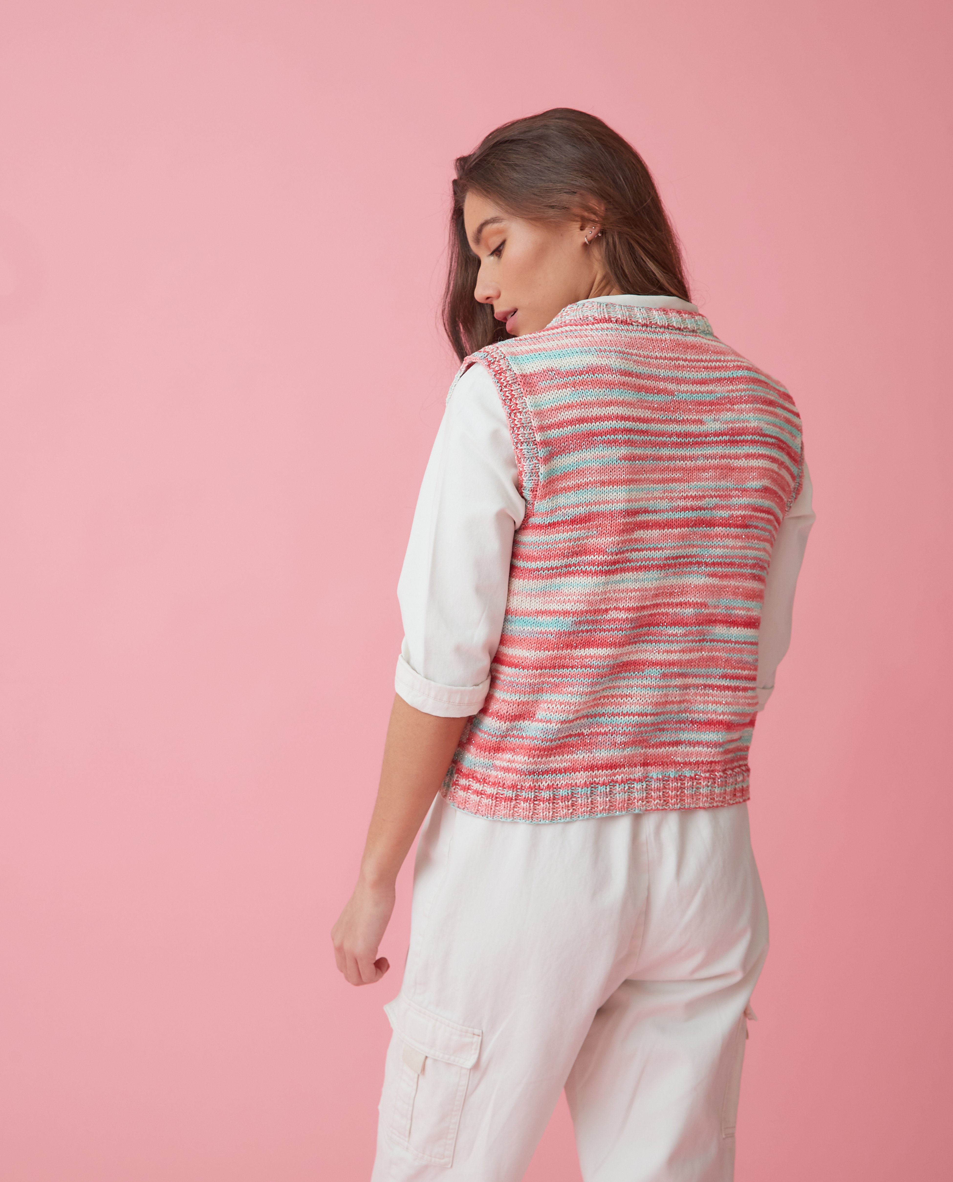 Modèle Pull Sans Manches Femme Dabo