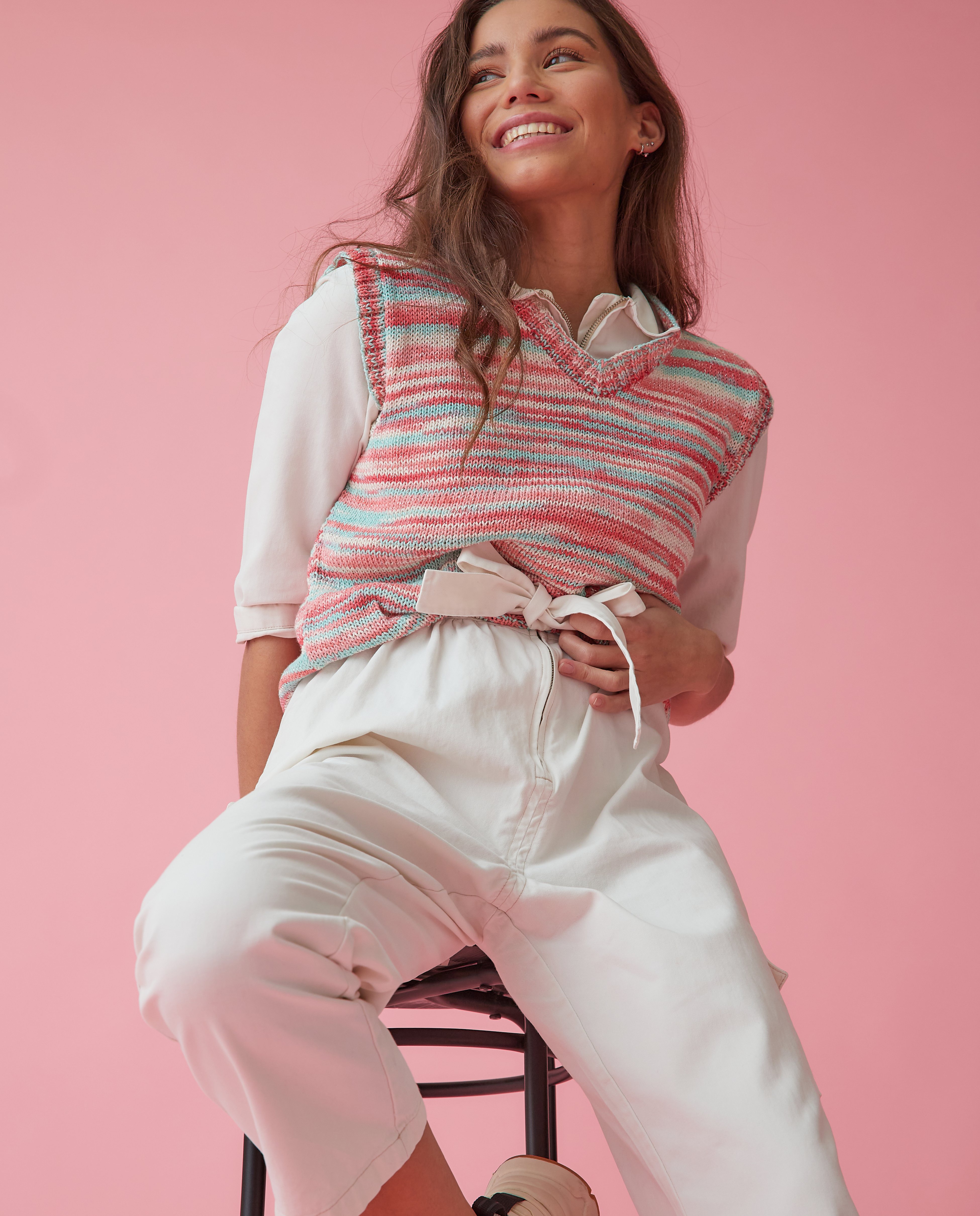 Modèle Pull Sans Manches Femme Dabo