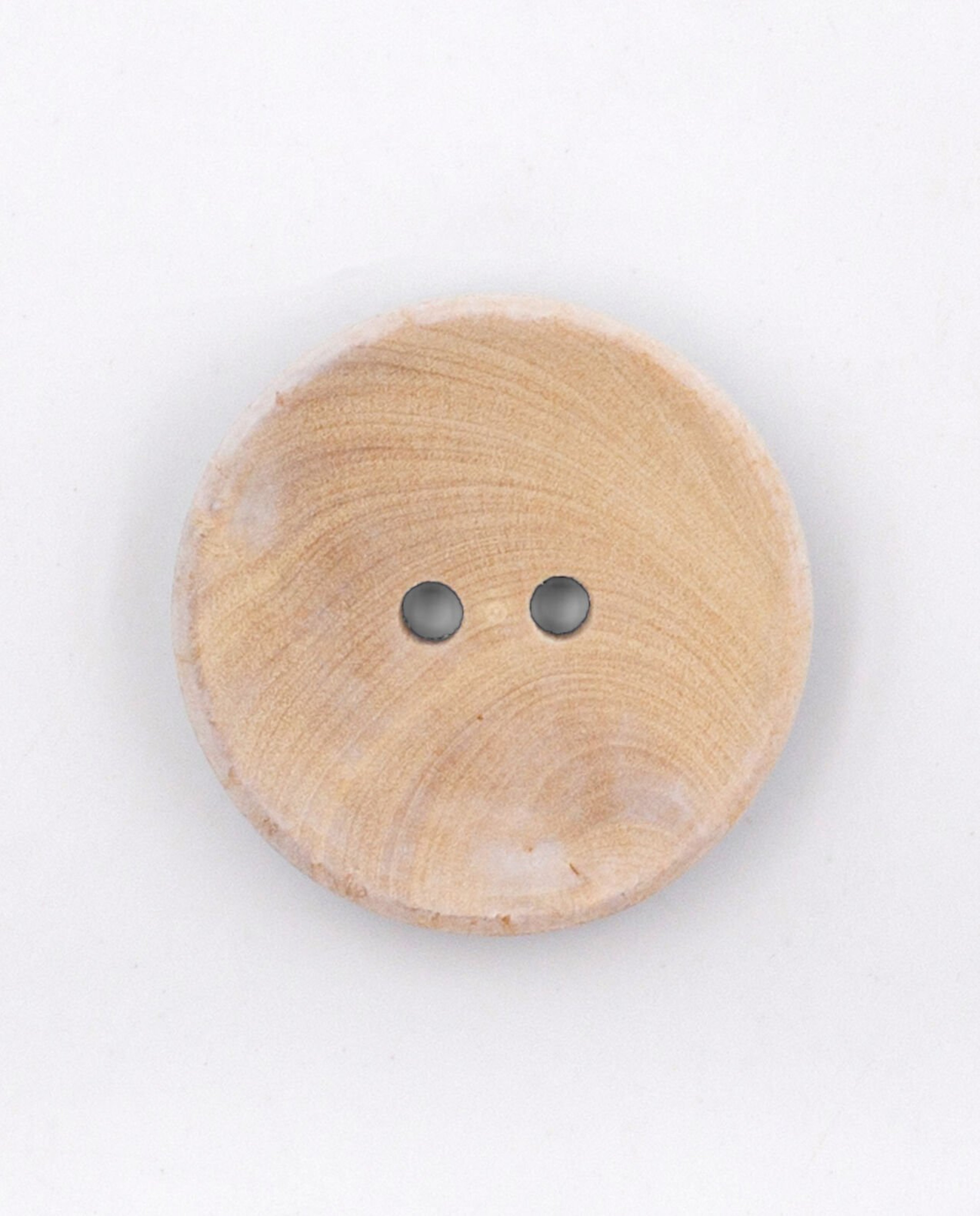 Lot De 5 Boutons Bois Blanchi