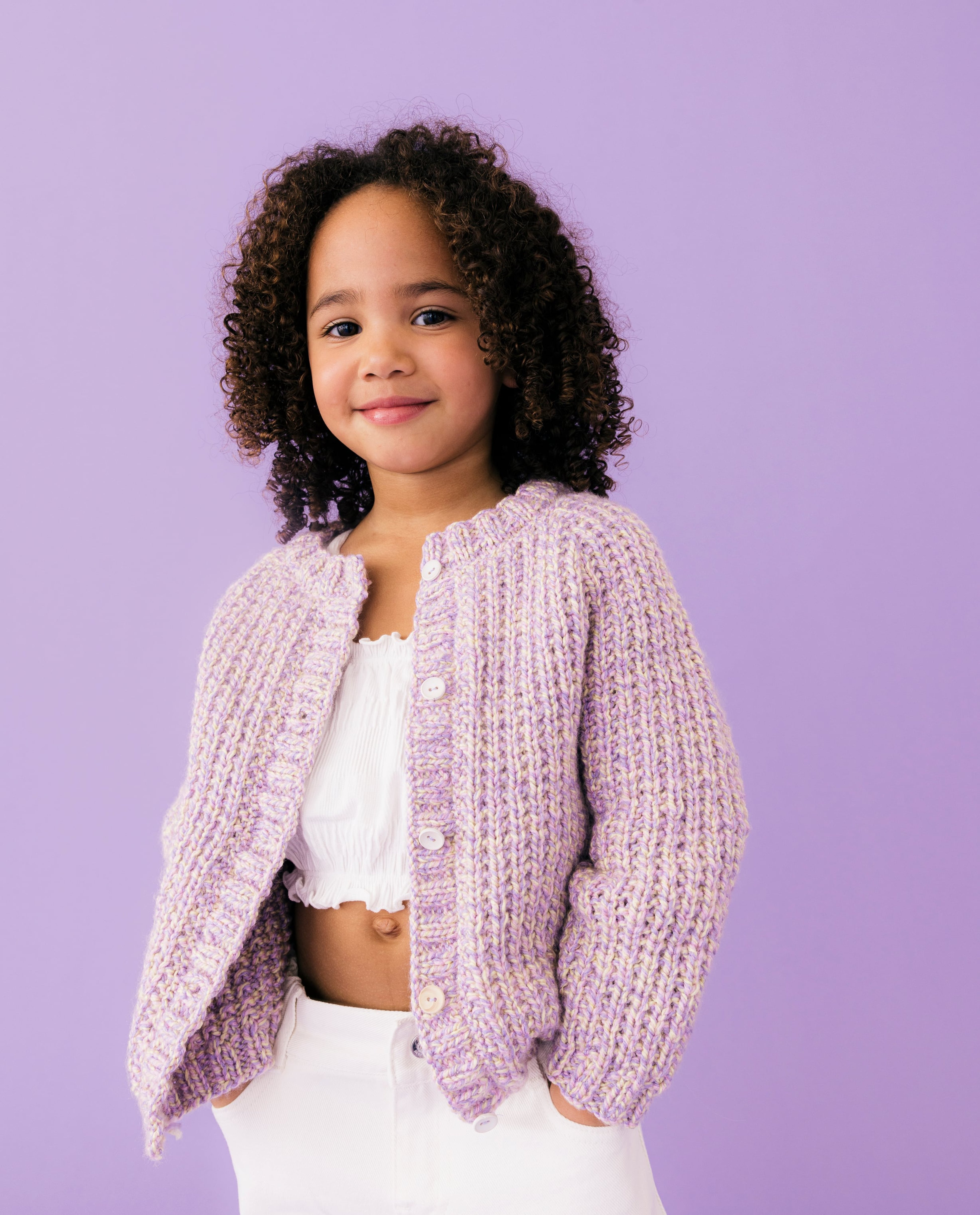 Modèle Gilet Fille Elodie