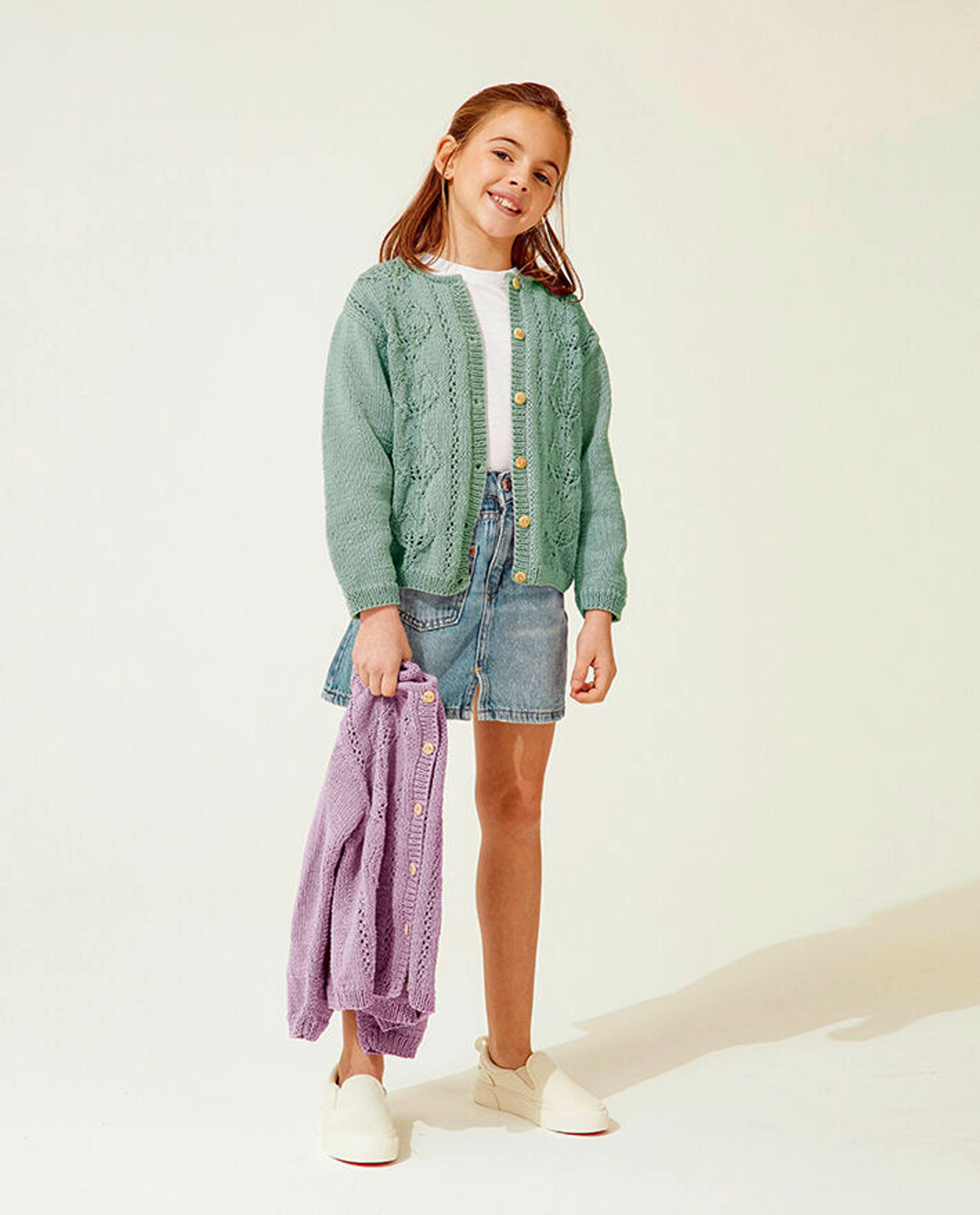 Modèle Gilet Fille Delphine