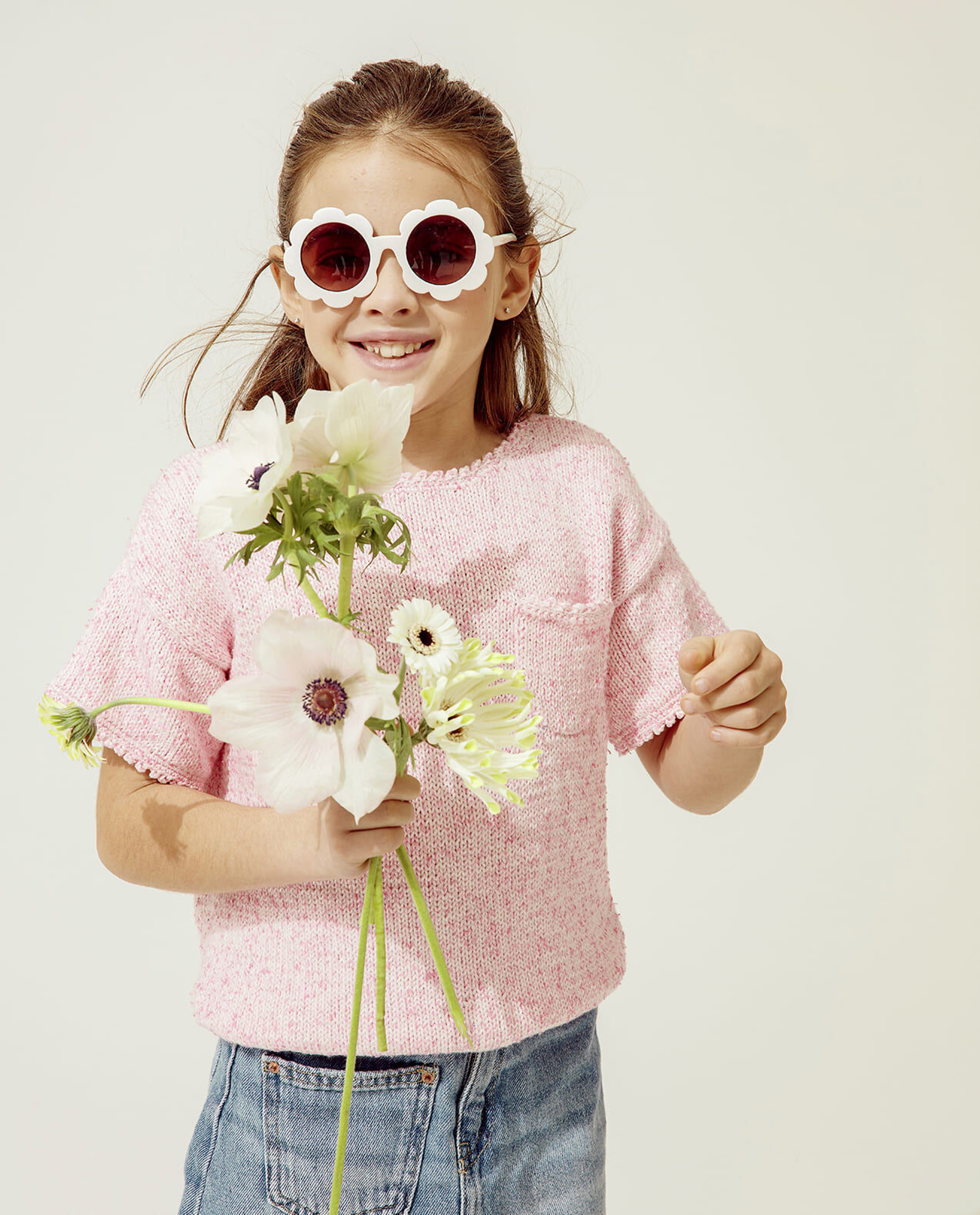 Girl's Sweater Pattern Daisy